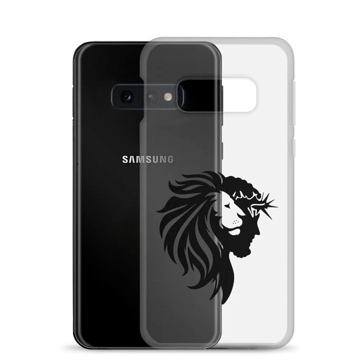 Sleek Matte Black Samsung® Clear Case product image (24)