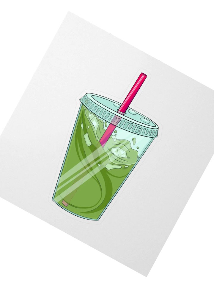 Iced Matcha sticker product image (2)