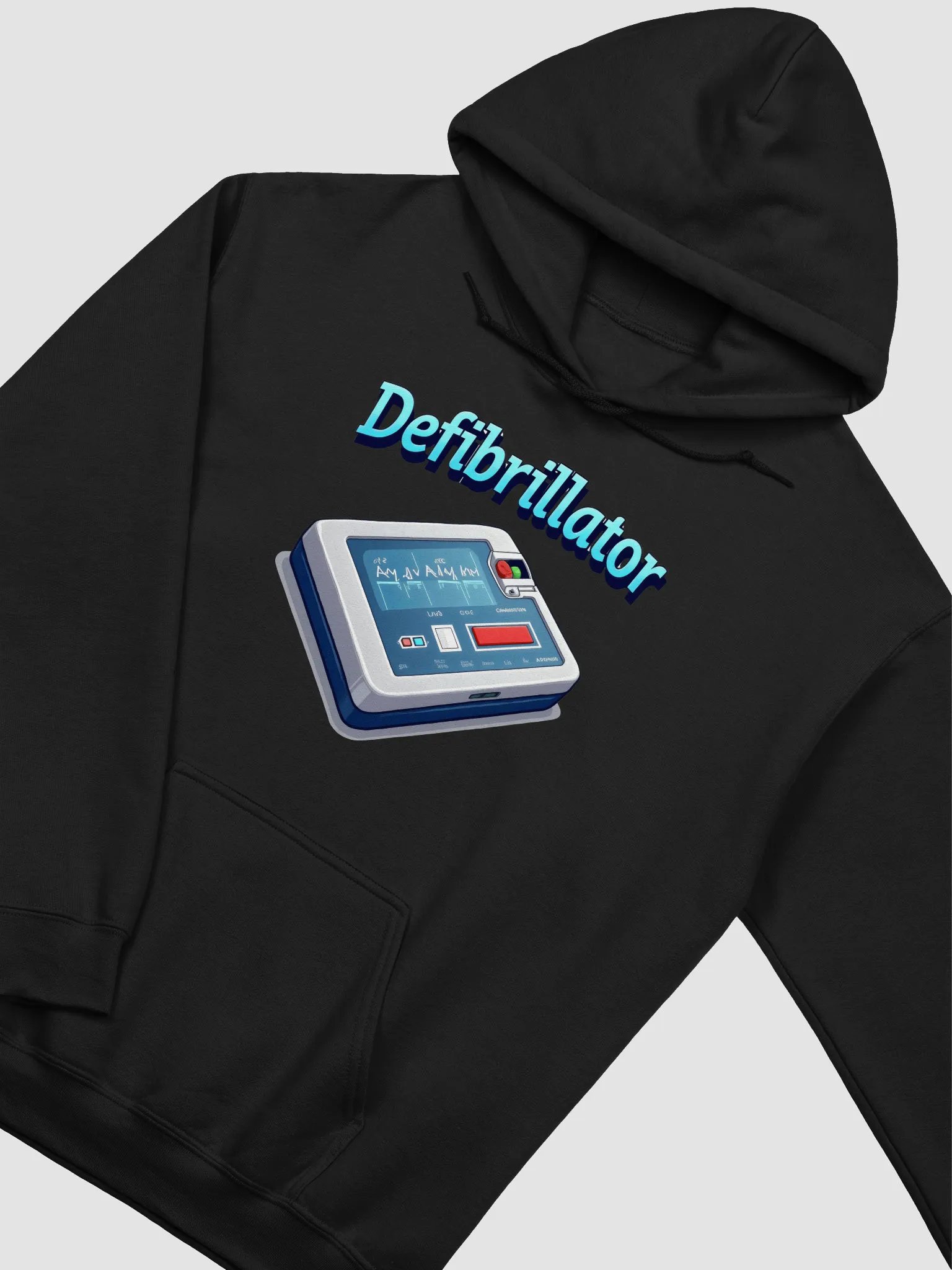 Electric Heart Defibrillator Hoodie product image (27)