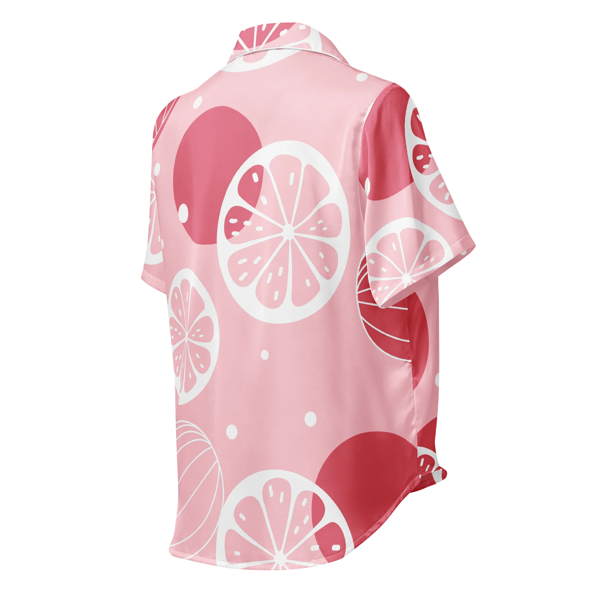Pink Citrus Pattern Pajama Top product image (2)