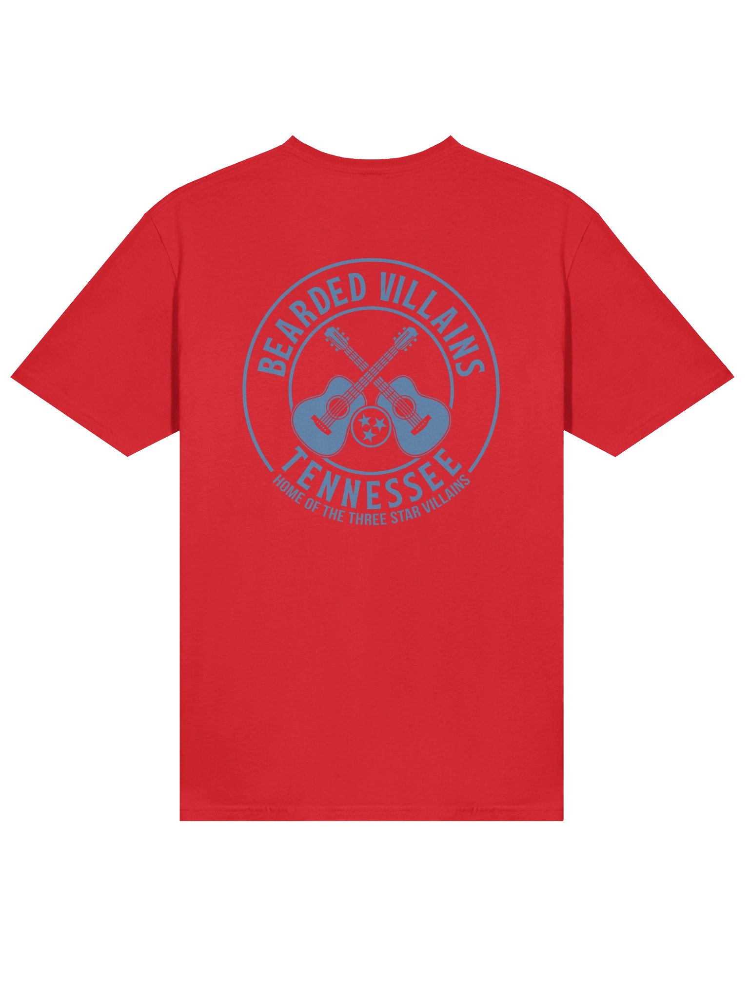 TSV Bearded Villains Tennessee Titans Red T-Shirt | Titans Logo Design | Brotherhood & Southern Pride Tee product image (4)