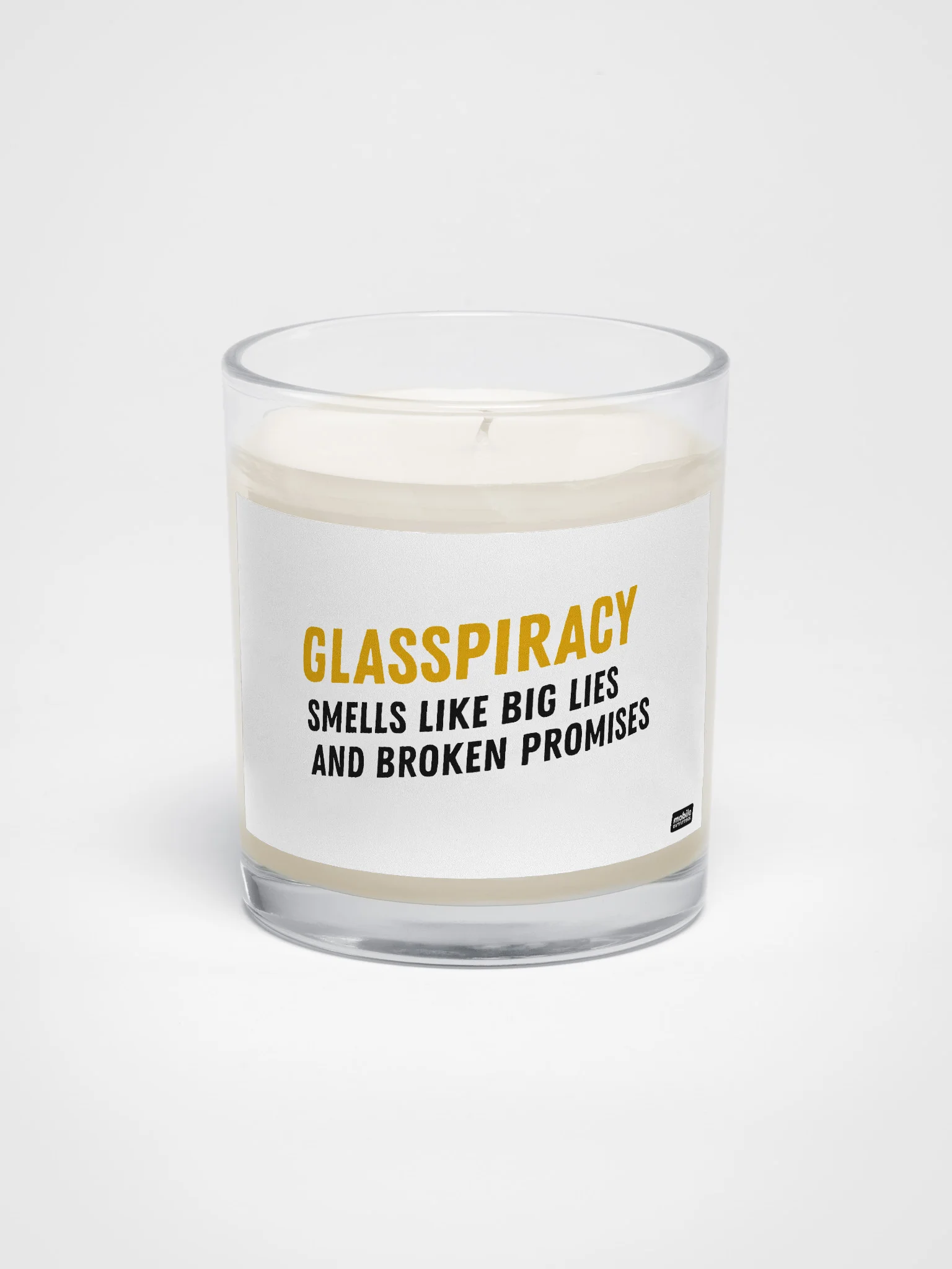 Glasspiracy Candle - Smells Like Big Lies product image (1)