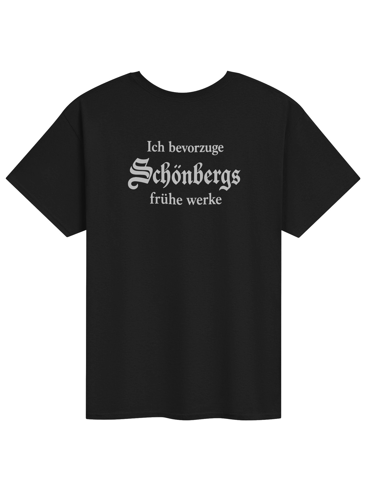 Ich bevorzuge Schönbergs frühe werke - T-Shirt product image (2)