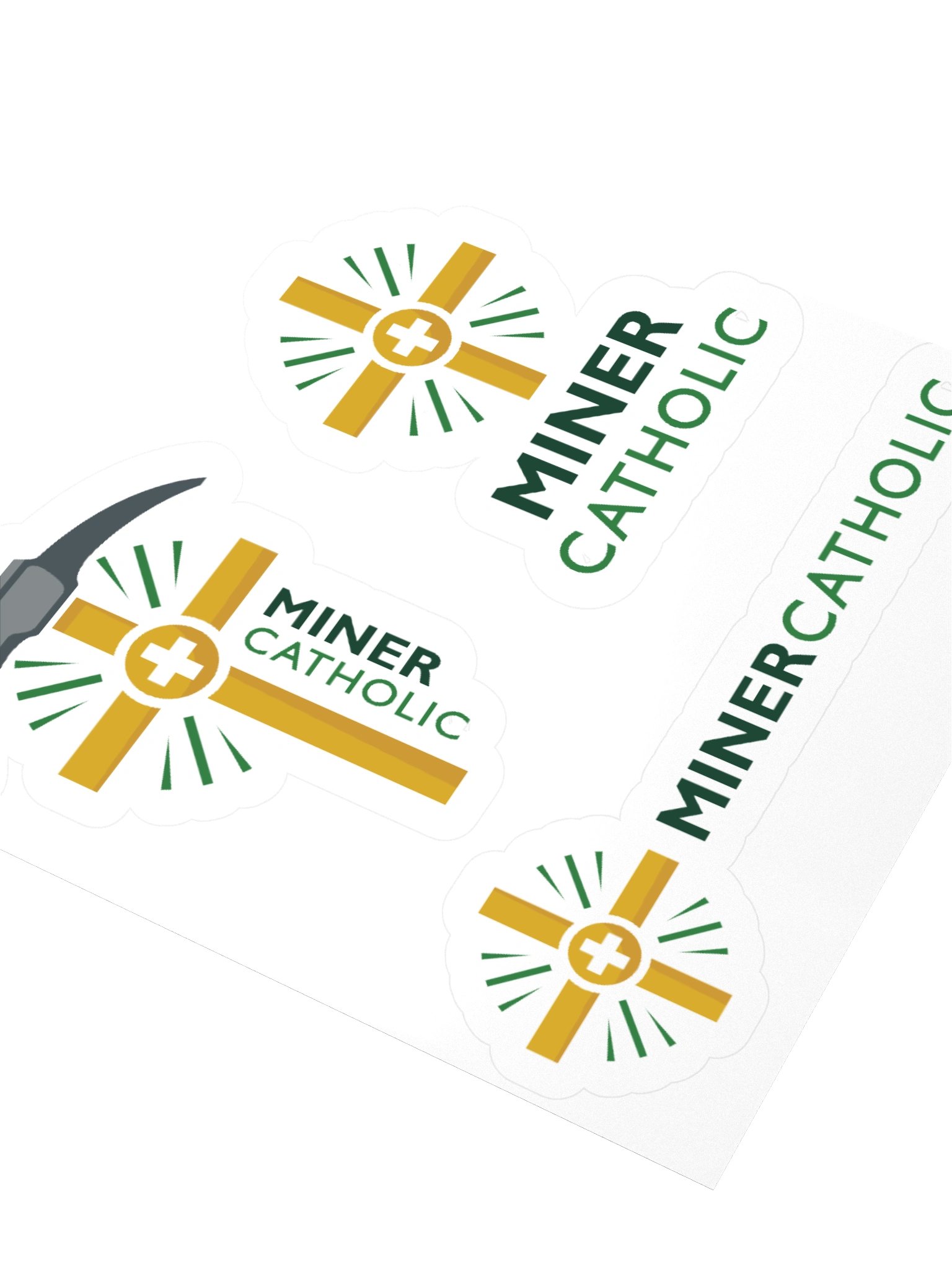 Miner Catholic Sticker Set product image (8)