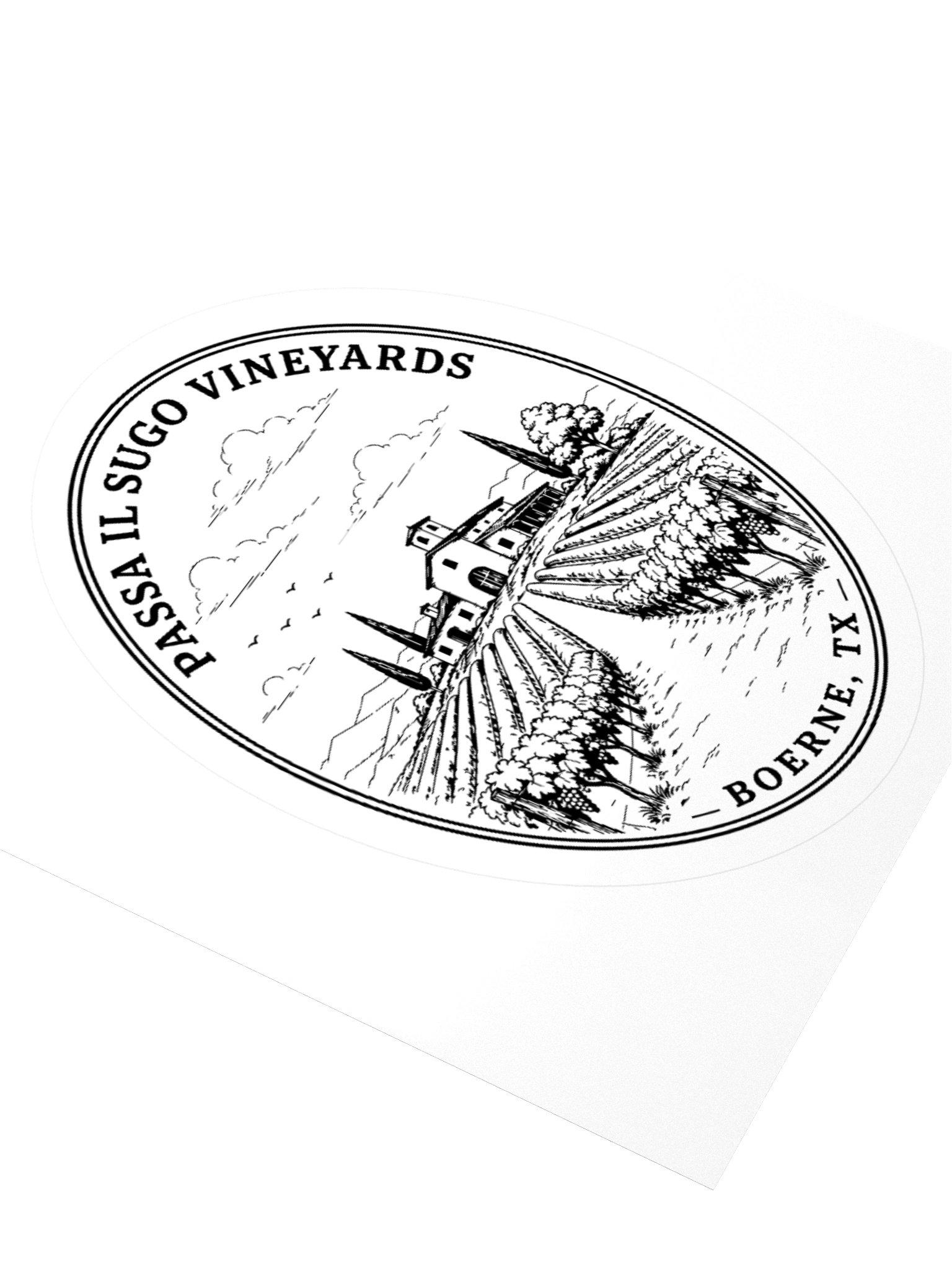 Passa Il Sugo Vineyards sticker product image (7)