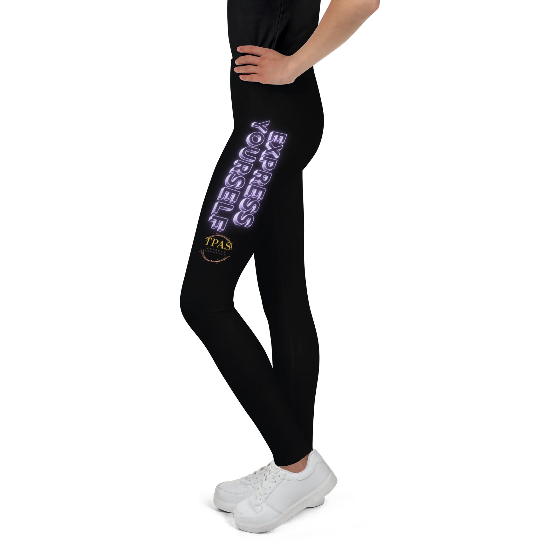 Midnight Glow Express Yourself Youth leggings (Purple) product image (4)