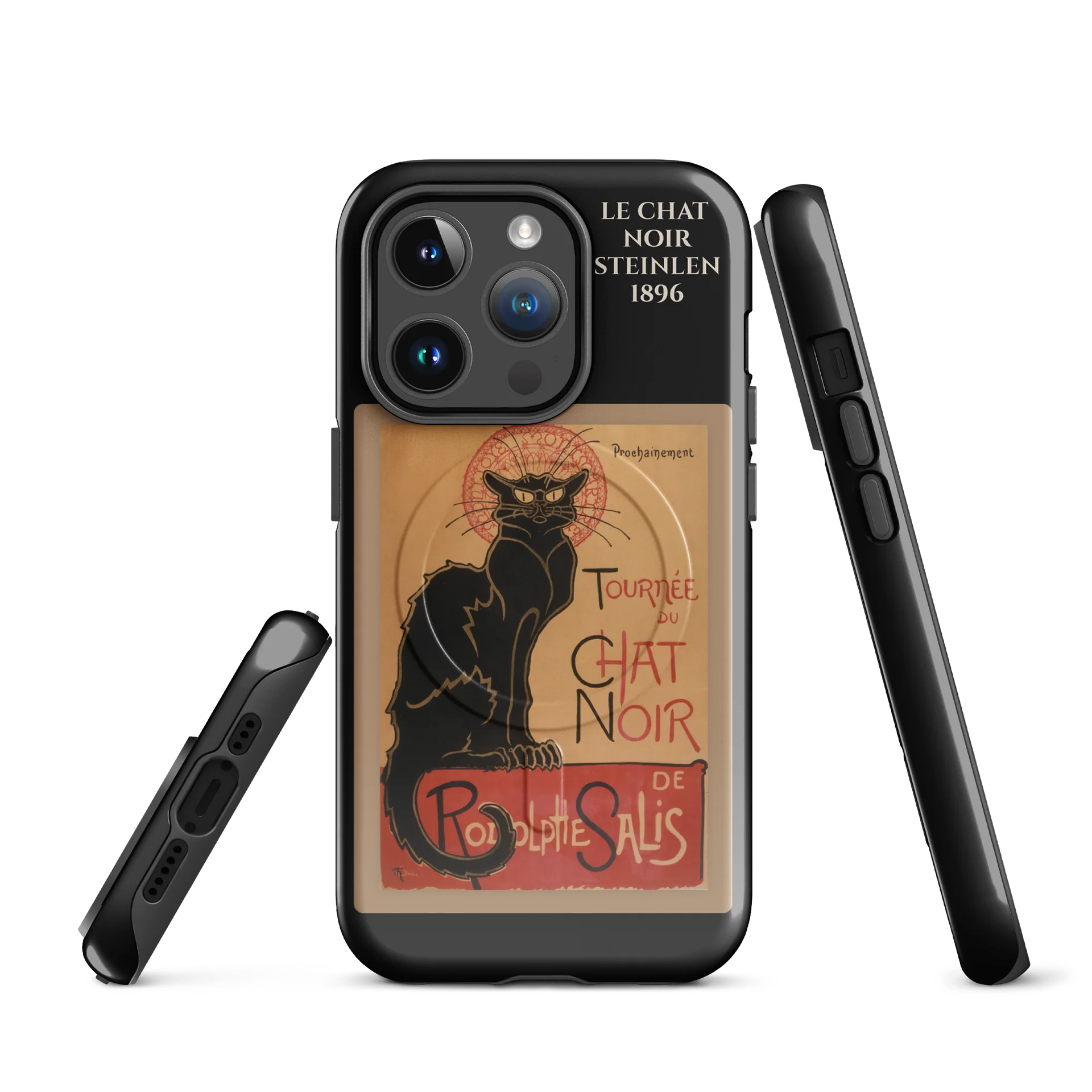 Le Chat Noir (Steinlen, 1896) iPhone® MagSafe® Tough Case product image (5)