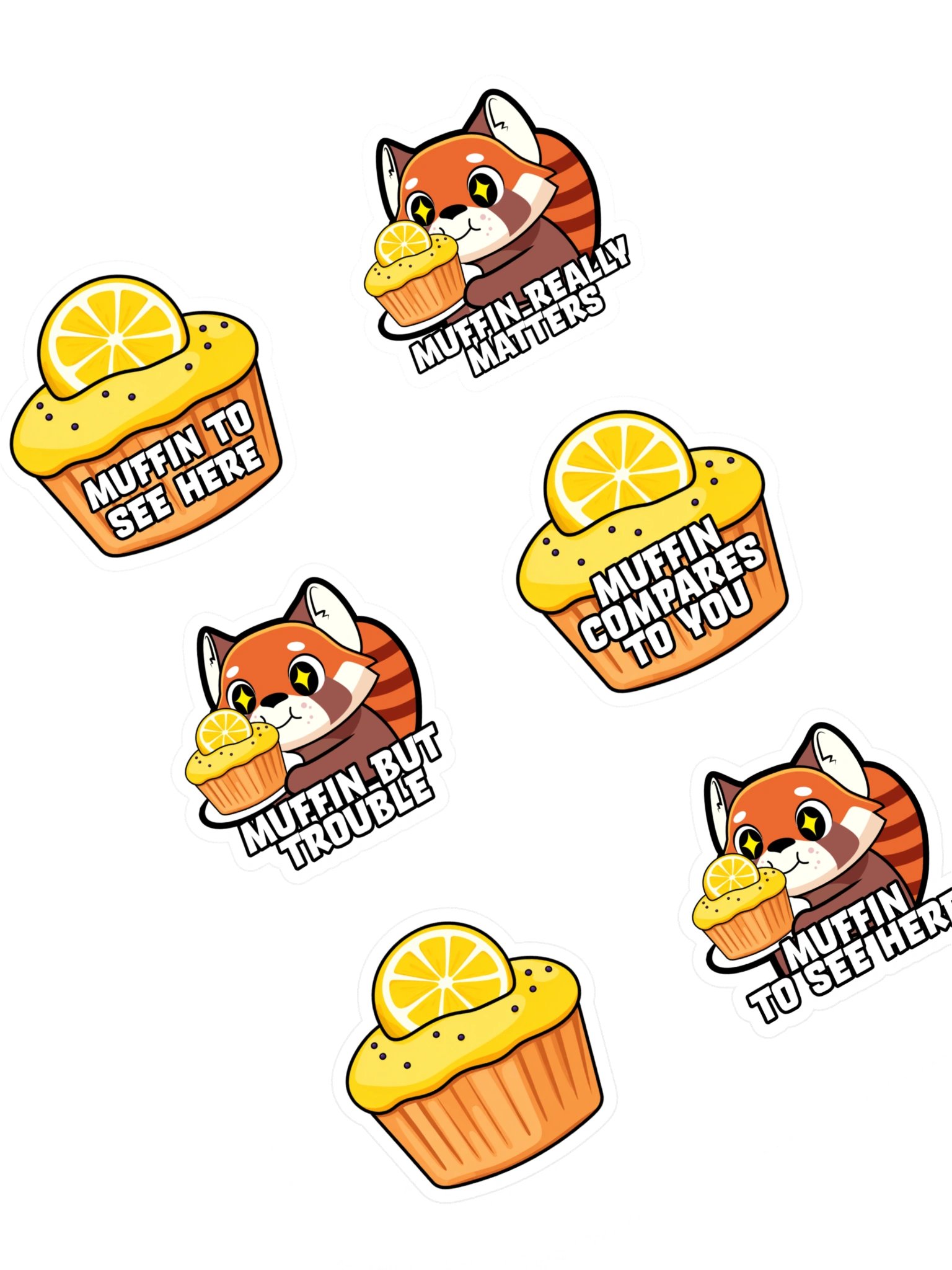 Sticker Sheet 6 - Muffins! product image (1)
