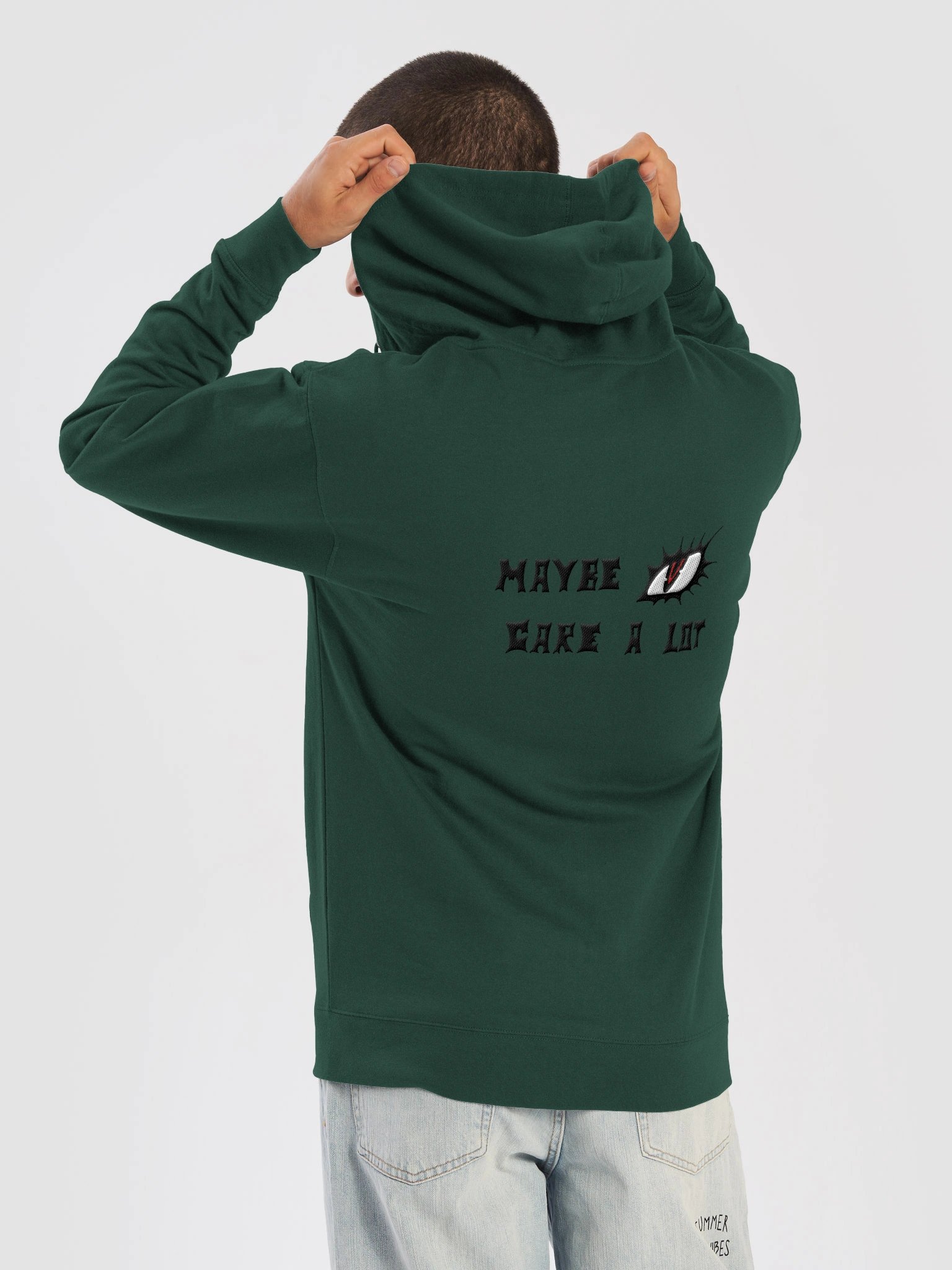 Maybe Eye Care A Lot Zip Up Hoodie product image (29)