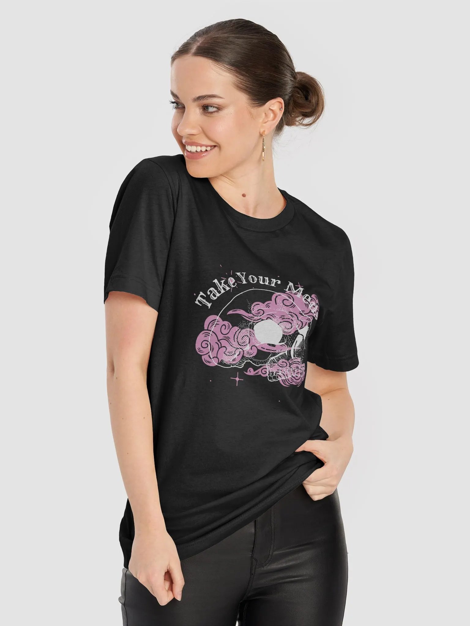 Take Your Meds Unisex T-Shirt (White Design) product image (64)