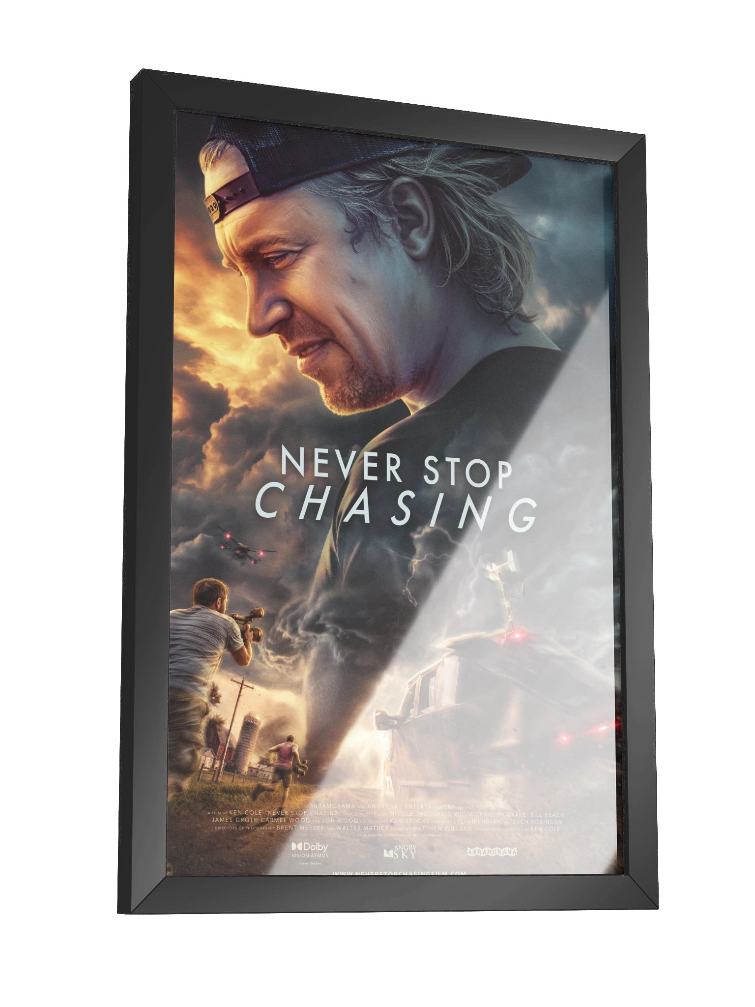Official "Never Stop Chasing" Framed Movie Poster (Ready-to-Hang) product image (6)