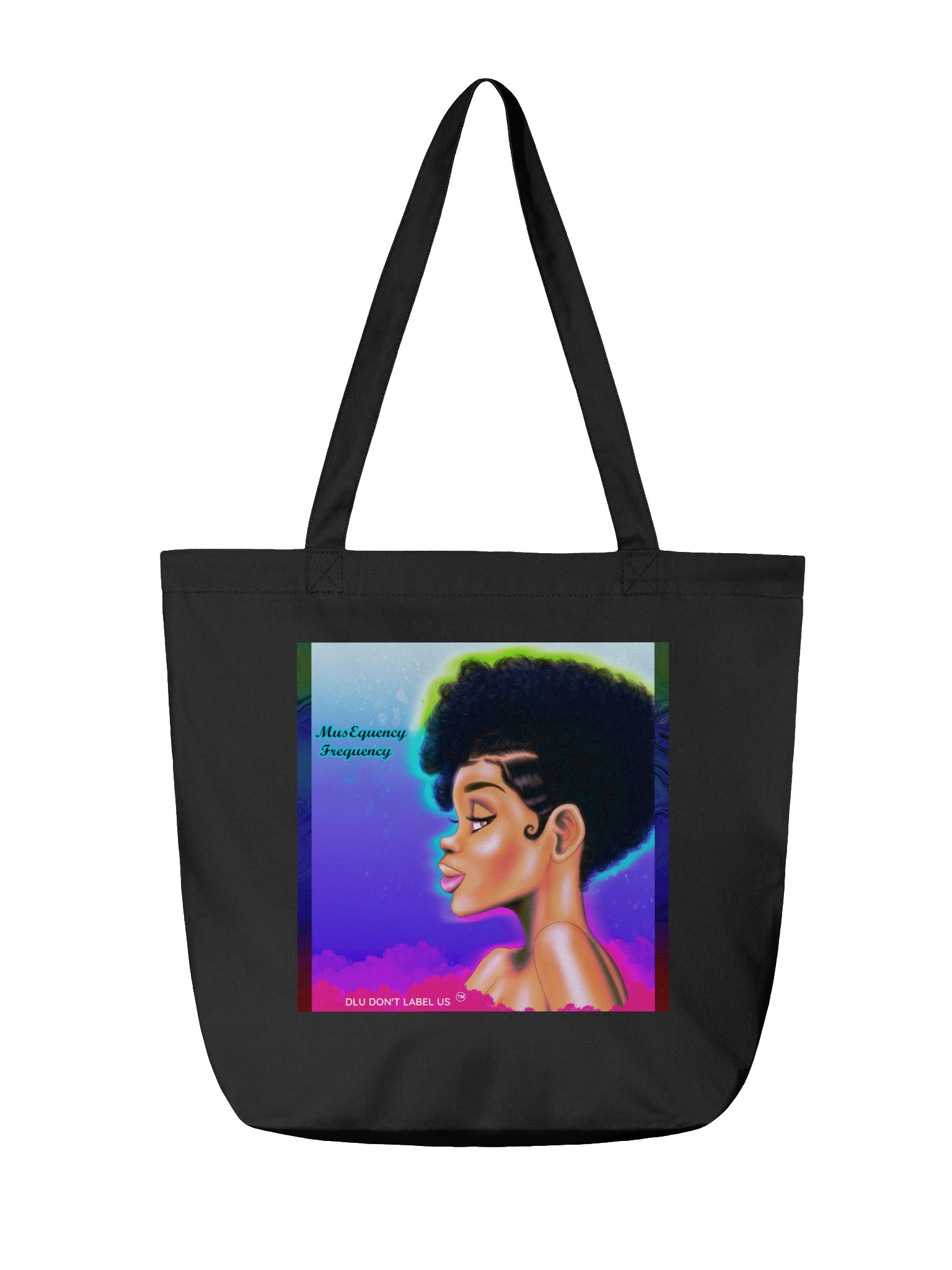 DLU DON’T LABEL US® Curly Swirls Statement Tote product image (2)