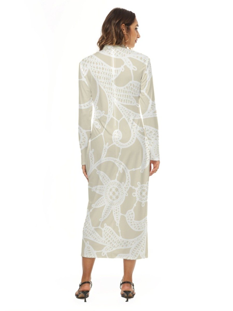 Monochrome Rose Elegance Maxi Dress product image (4)