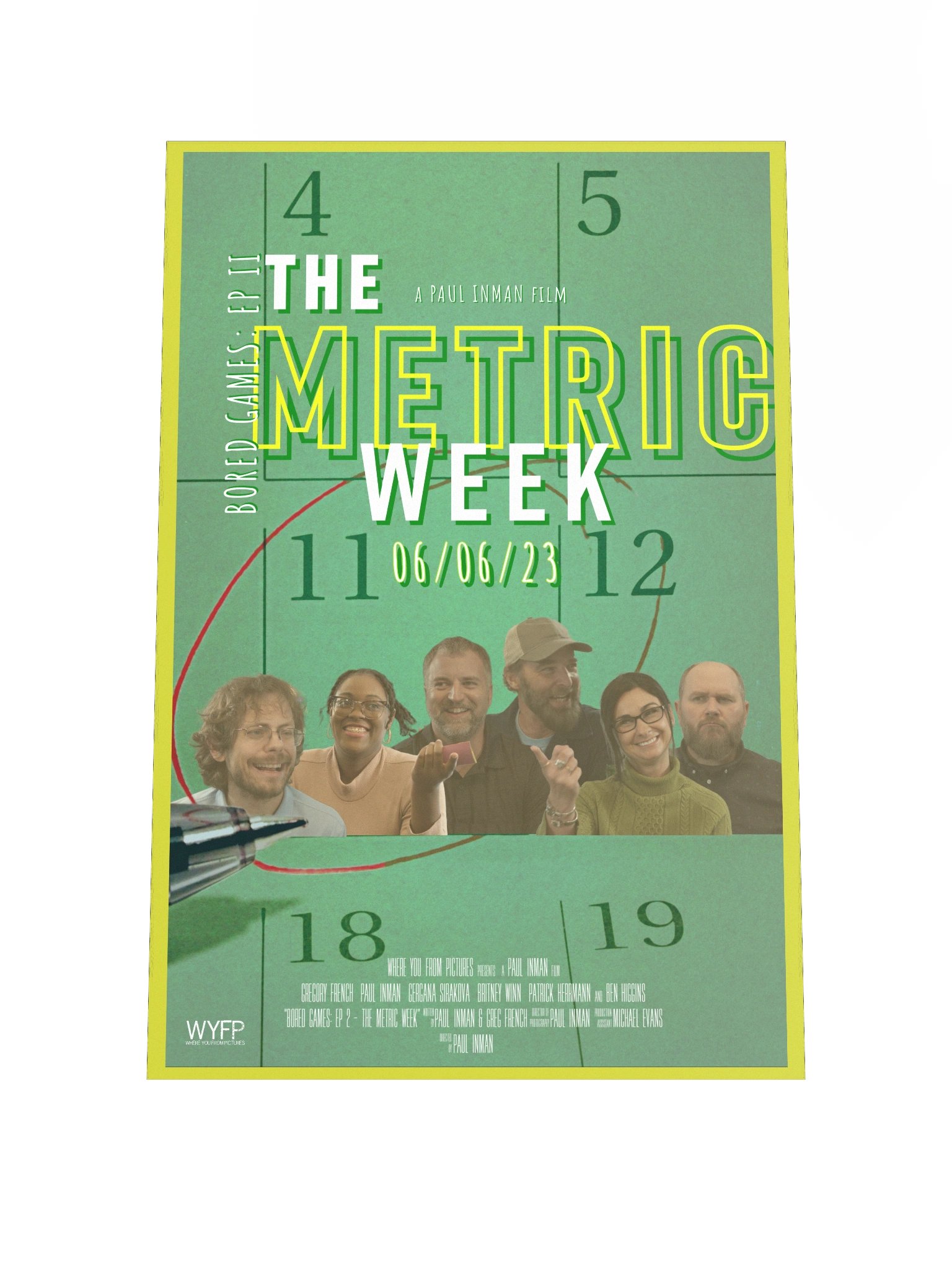 Bored Games: The Metric Week - Official Poster product image (2)