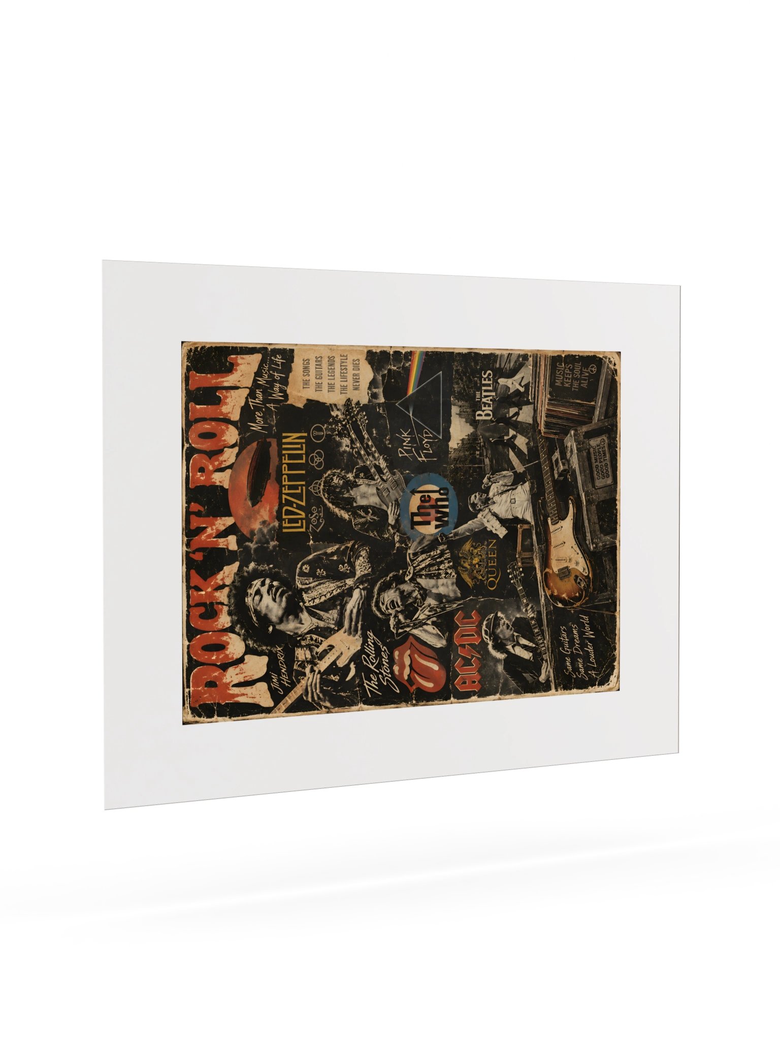 ROCK ’N’ ROLL FOREVER — Legends of the GOLDEN Era | Vintage Music Art Print 💎 product image (14)