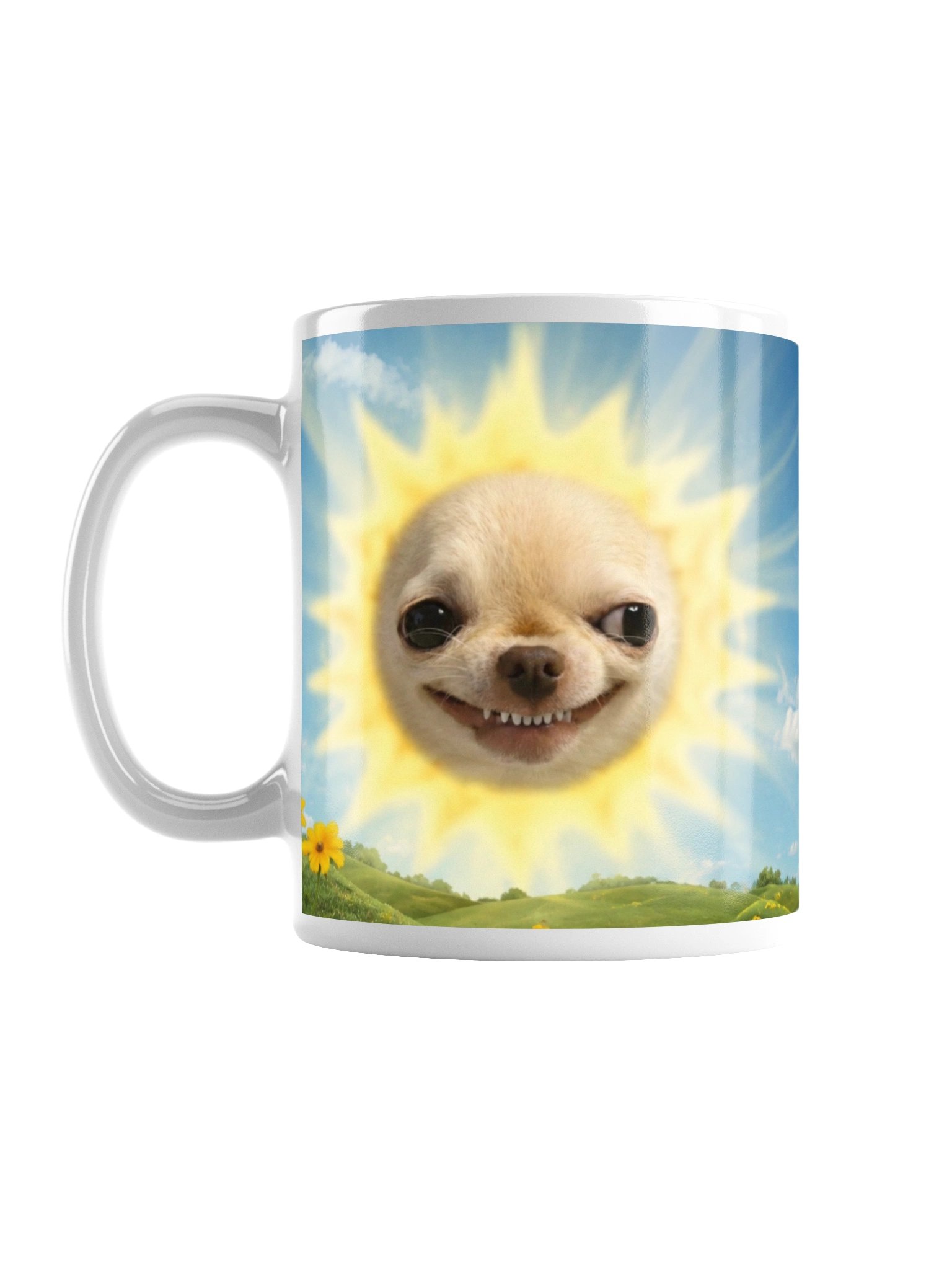EvilDogi Morning White Mug product image (1)