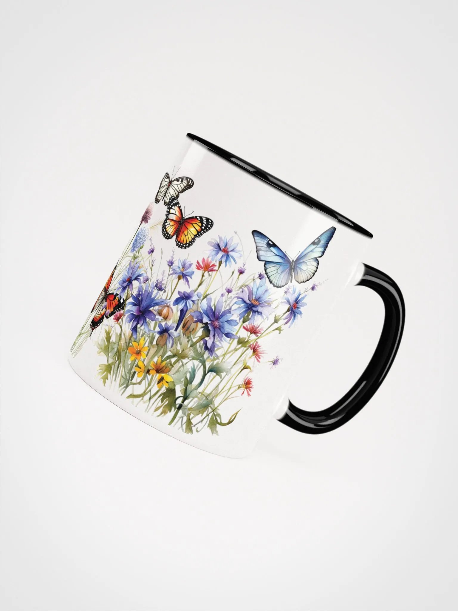 Fluttering Blooms Accent Mug product image (4)