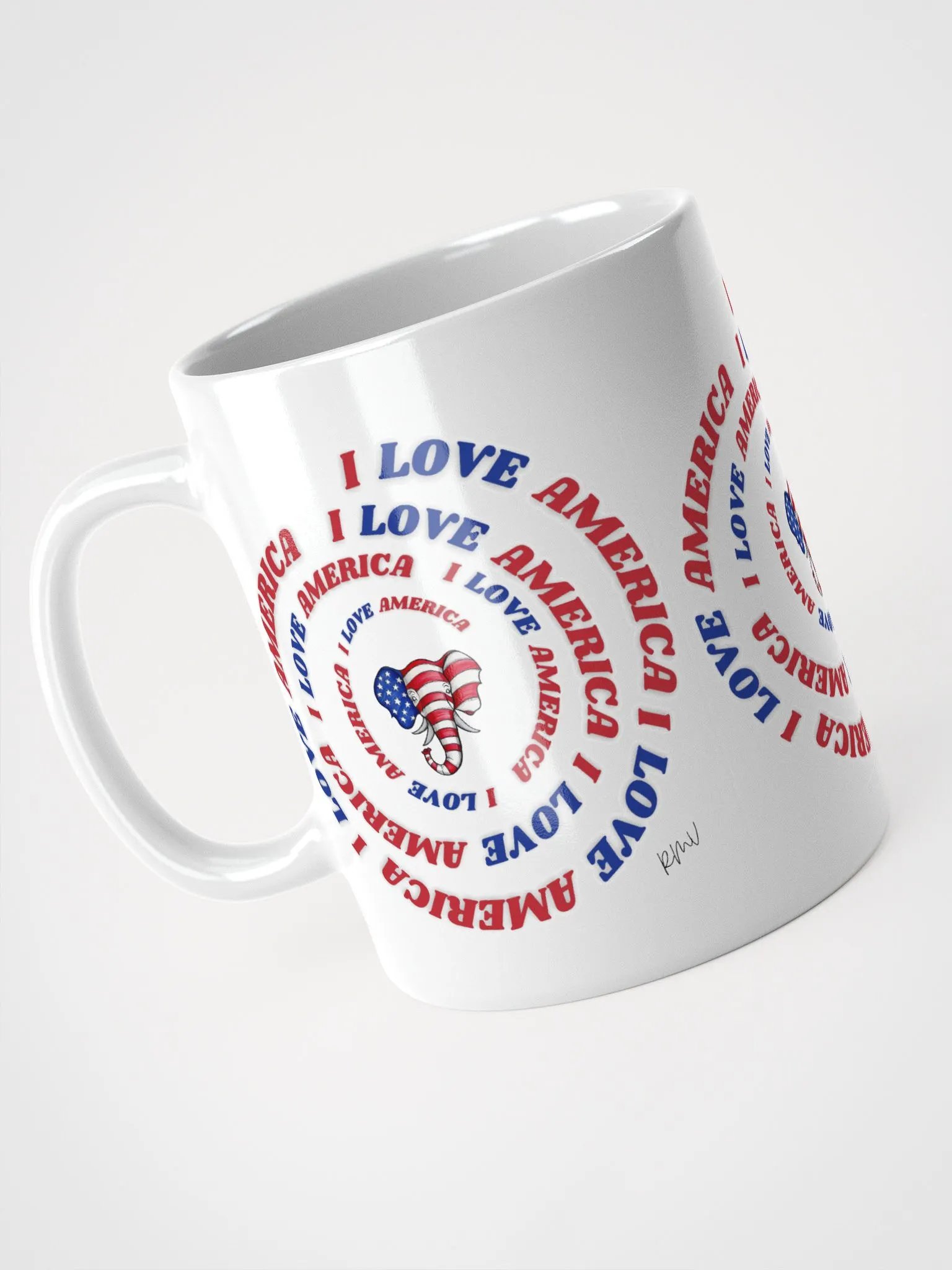 Mug Patriotic Heartbeat product image (3)