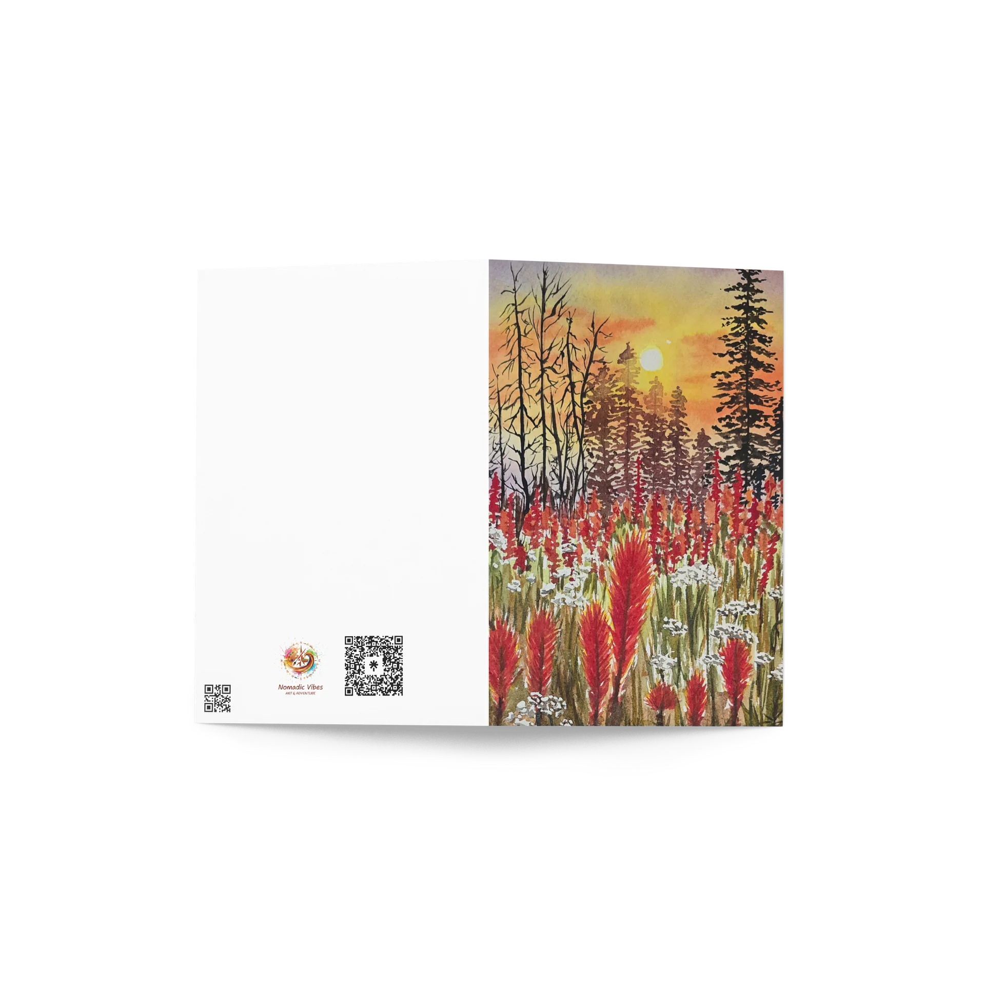 Painted Sunset - Greeting Card product image (2)