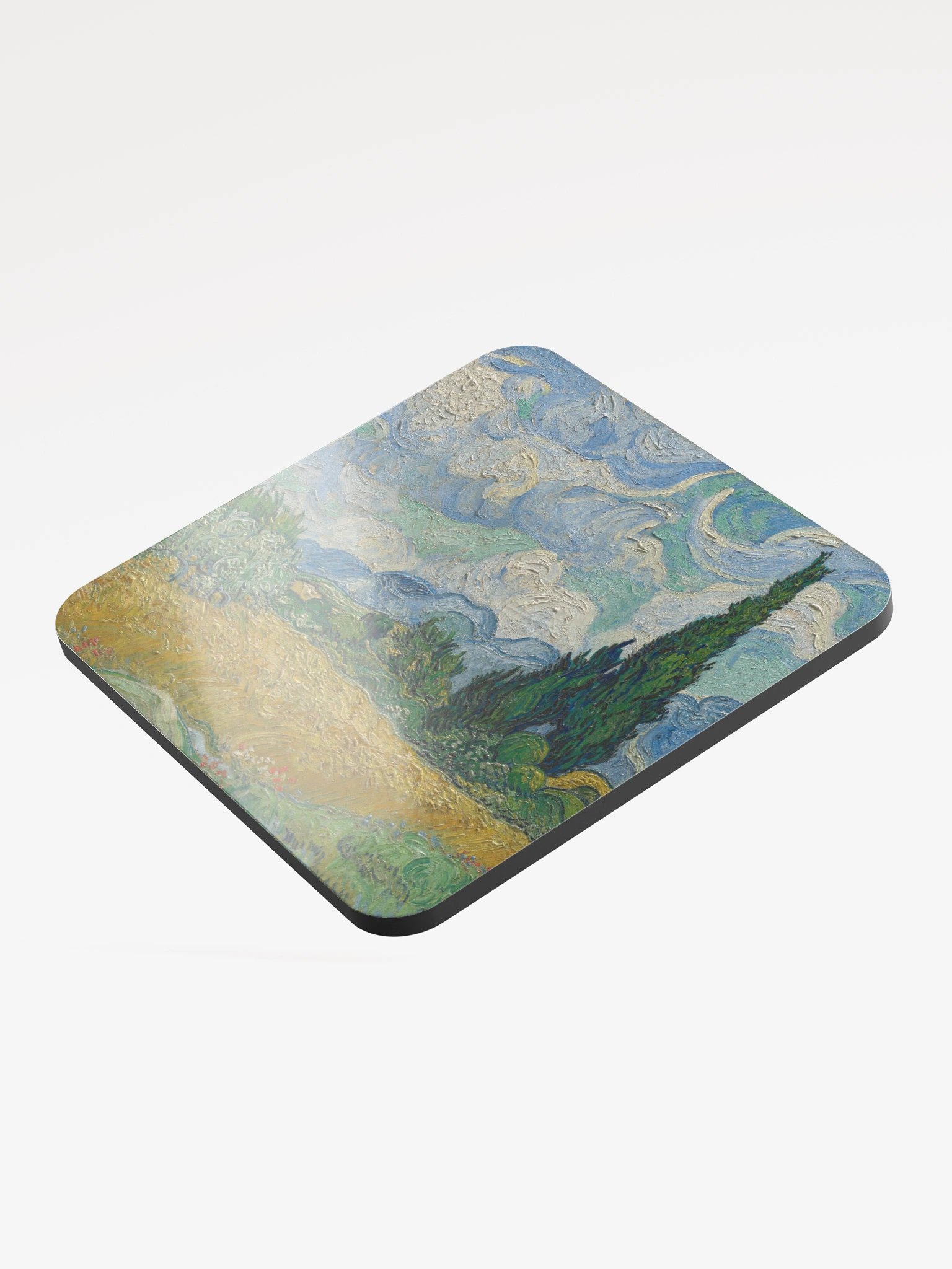 Wheat Field with Cypresses (Vincent van Gogh) Coaster product image (4)