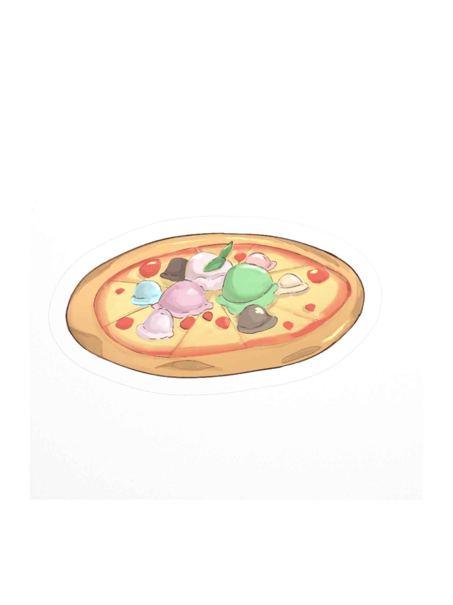 Pizza Ice Cream - Sticker product image (2)