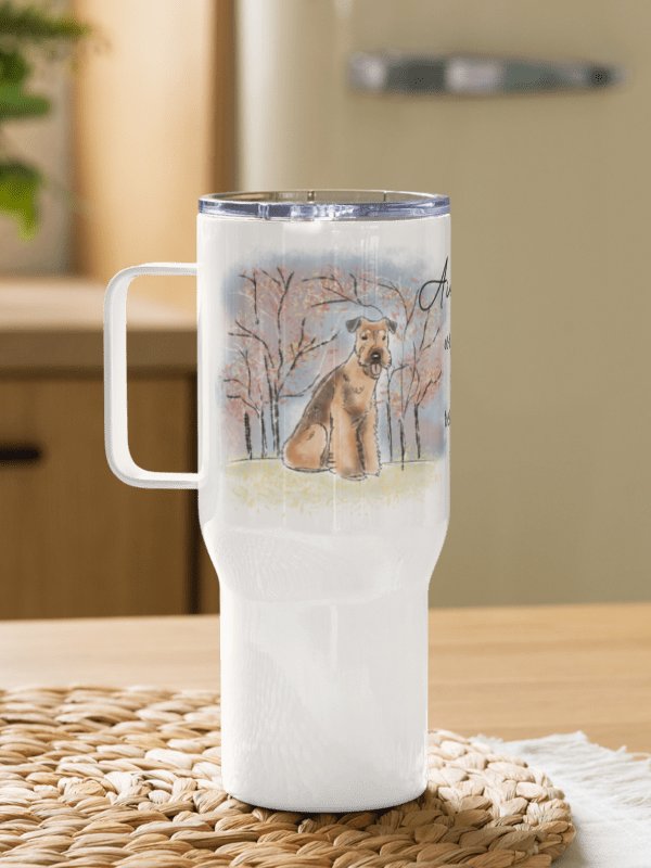 Twinkling Airedale Tales Travel Mug product image (10)