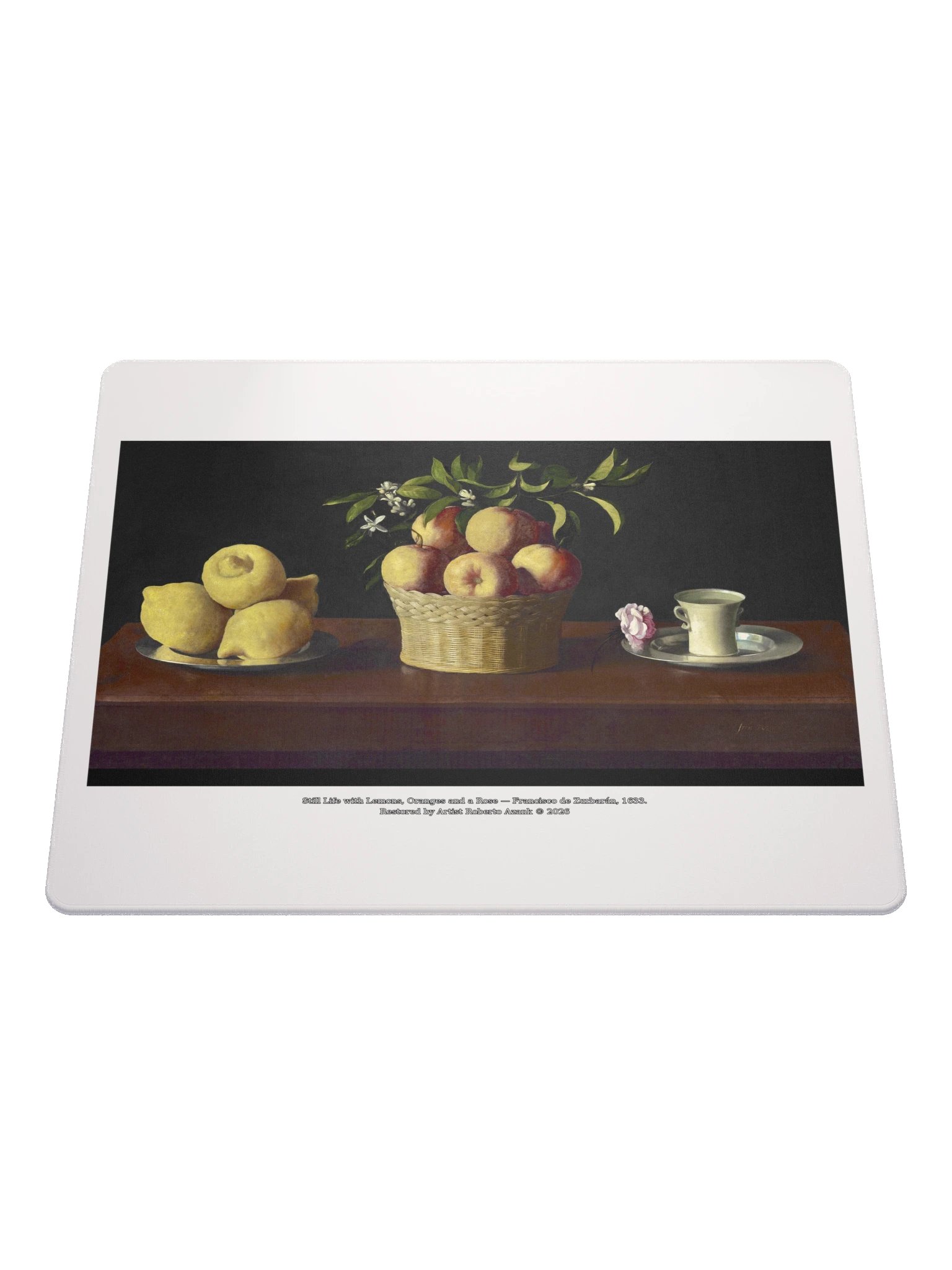 Still Life with Lemons, Oranges and a Rose — Mouse Pad product image (1)
