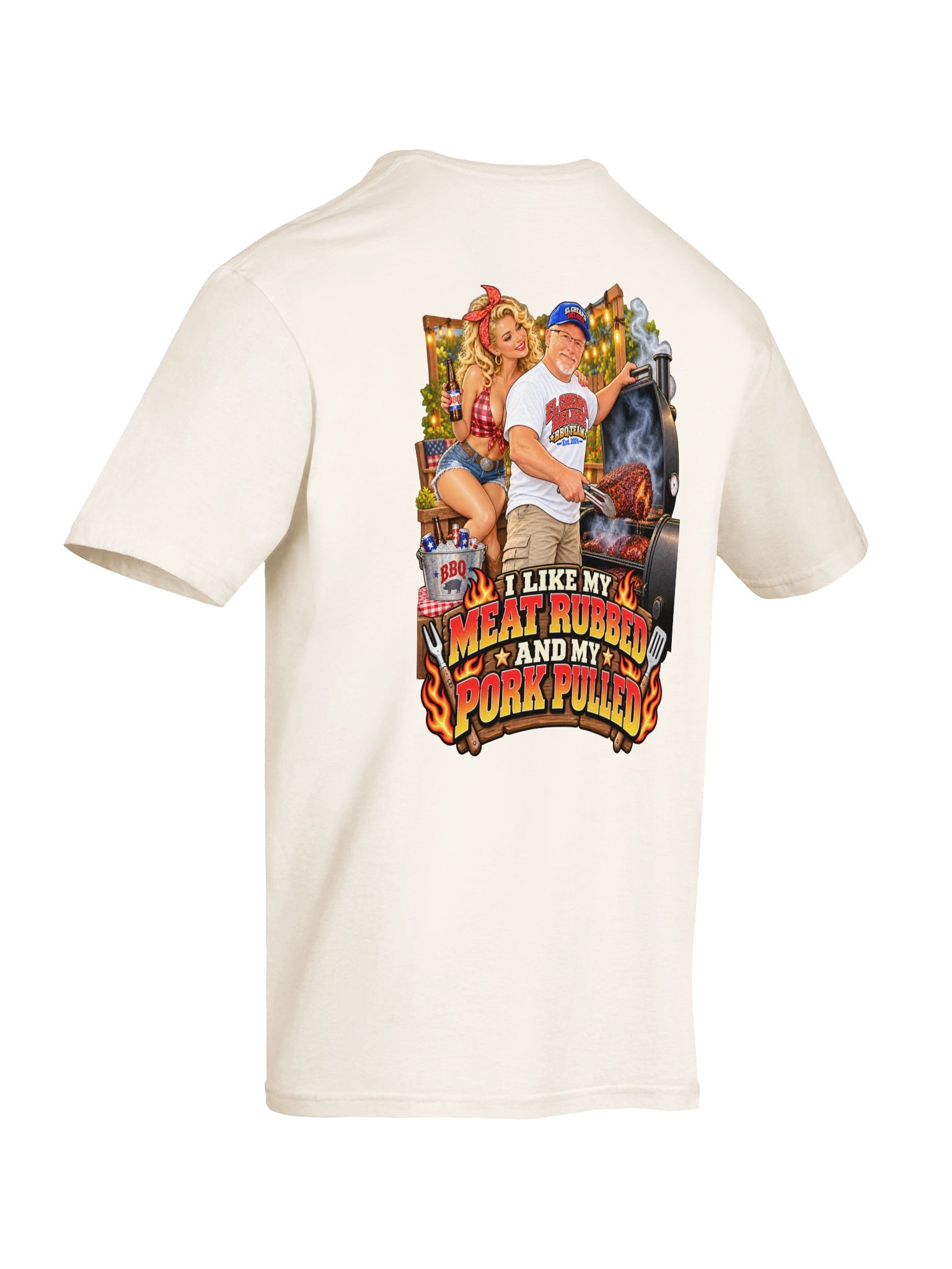 El Cheapo Deluxe BBQ Team - Pulled Pork Tee product image (120)