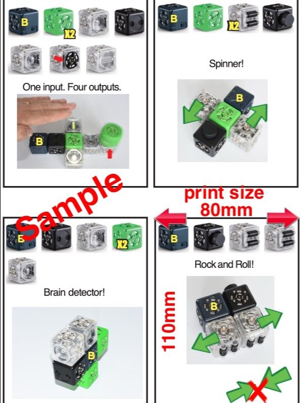 64 Cubelet puzzle cards! (PDF to download) Print as many as you need. product image (3)