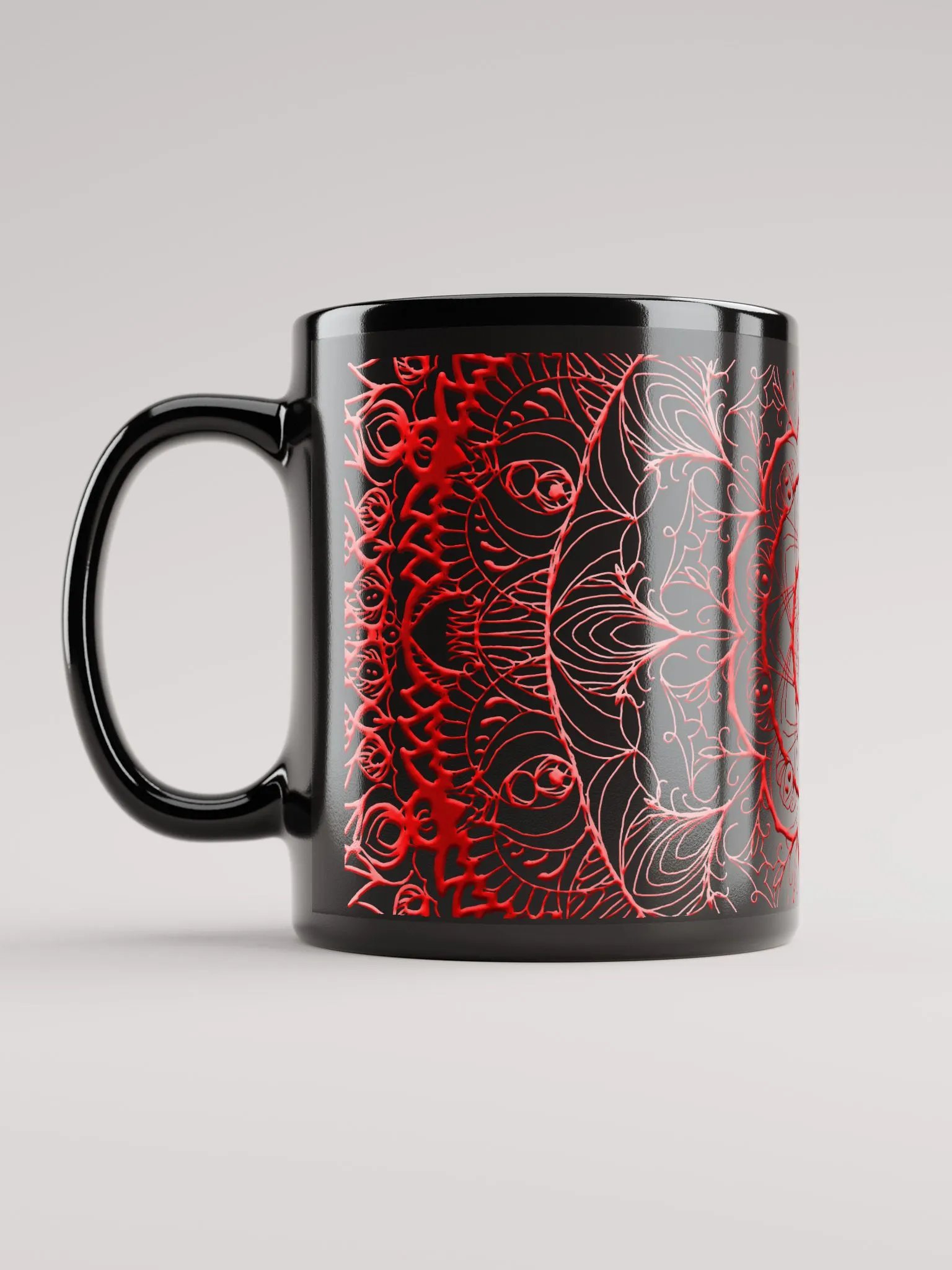 Crimson Mandala Elegance Mug product image (11)