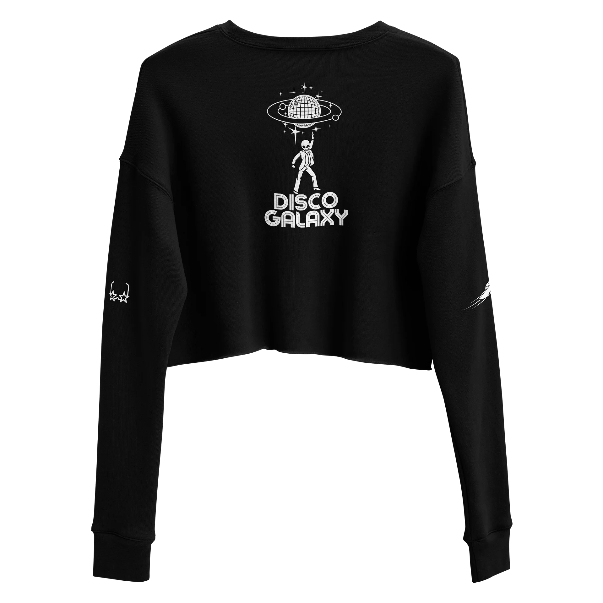 Disco Galaxy Crop Sweatshirt product image (1)