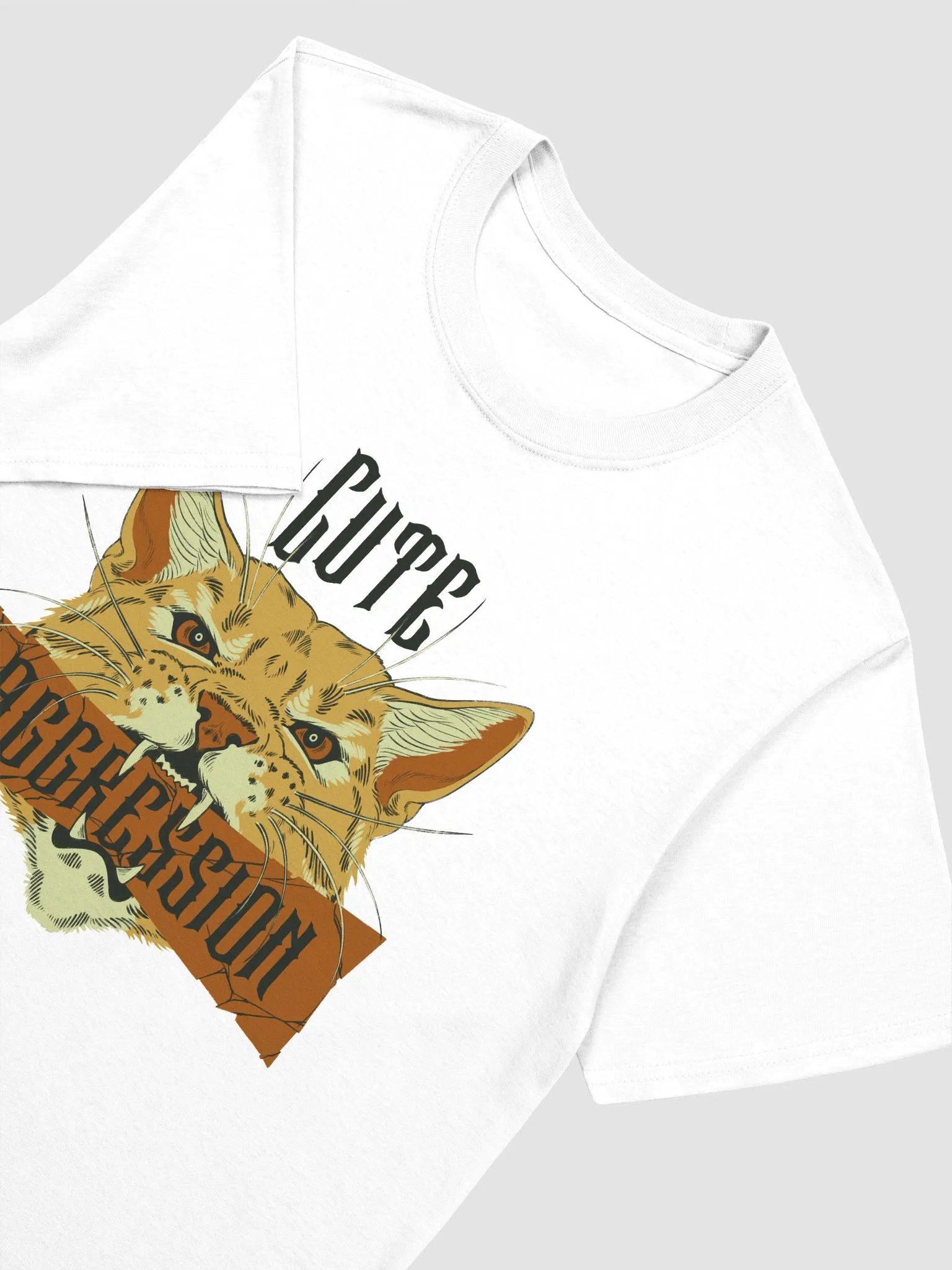 Cute Aggression "Cat3" Tee (Light Colourway) product image (3)