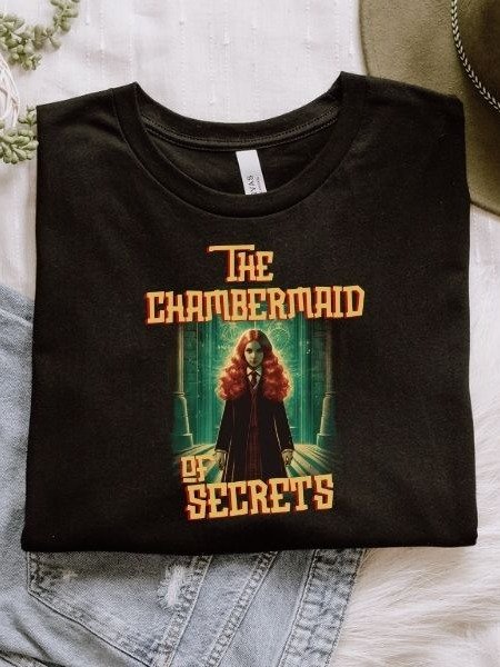 Ginny Chambermaid of Secrets Funny Vintage Pulp Mystery Harry Potter Shirt product image (12)
