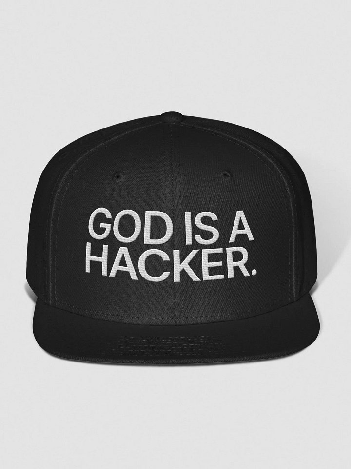 God is a hacker - Snapback Cap product image (1)