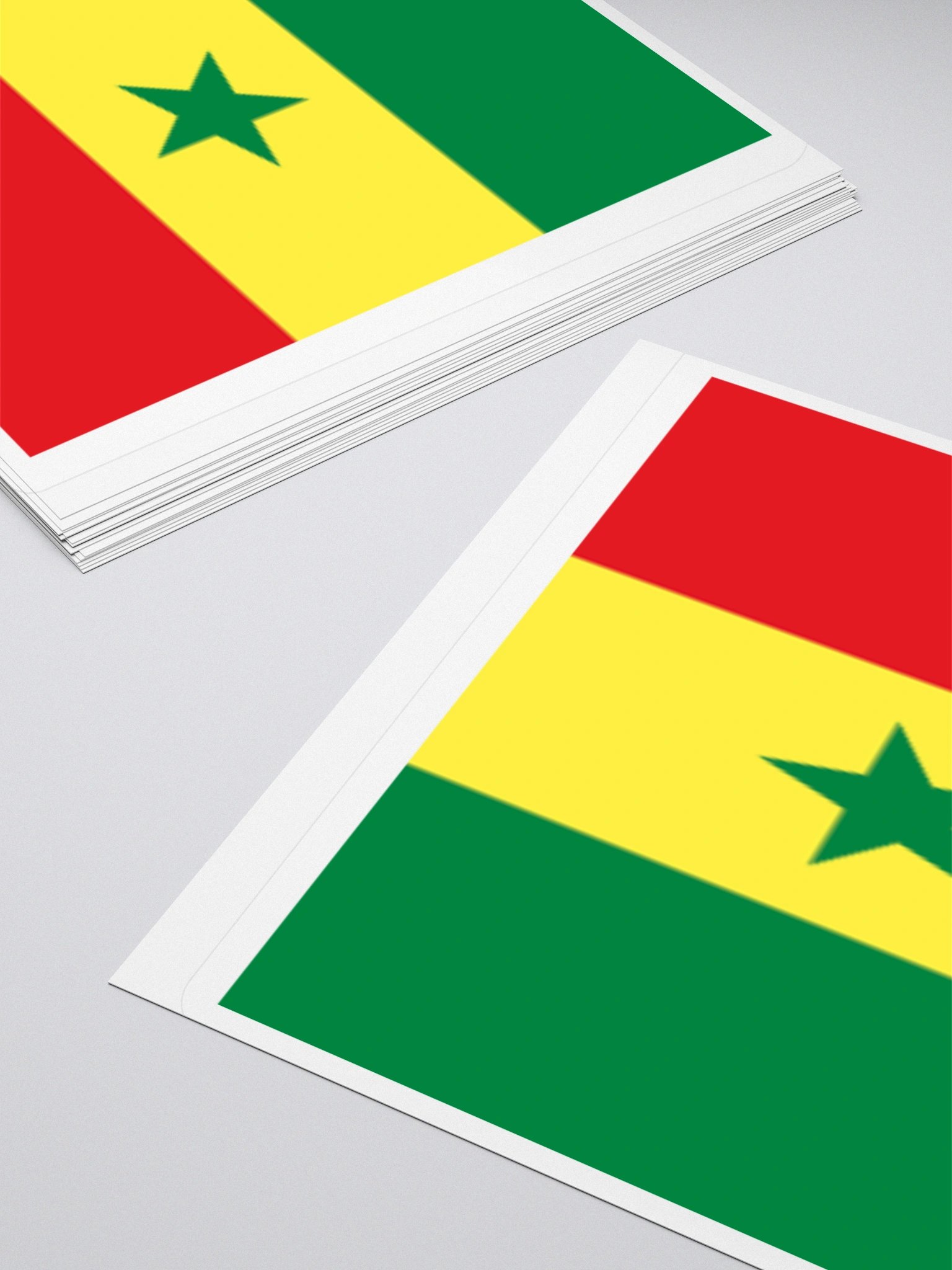Senegal Flag Sticker - Durable Vinyl for Indoor Use - Multiple Sizes Available product image (12)