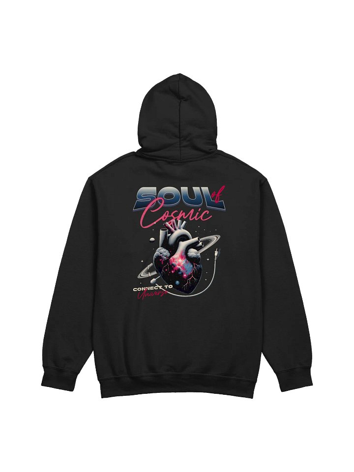 Staggered Silver Letters Classic Hoodie product image (2)