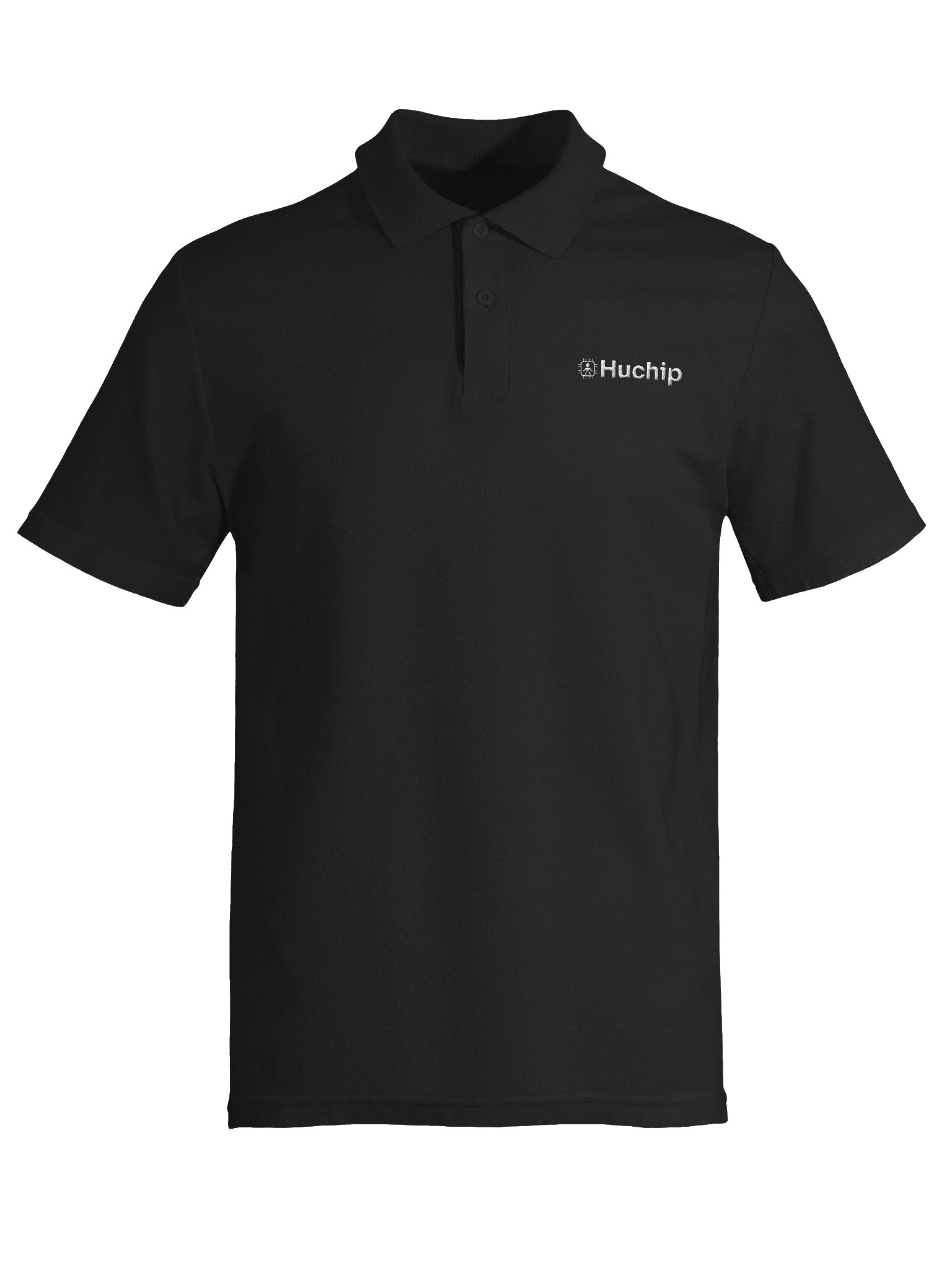 Huchip black polo product image (5)