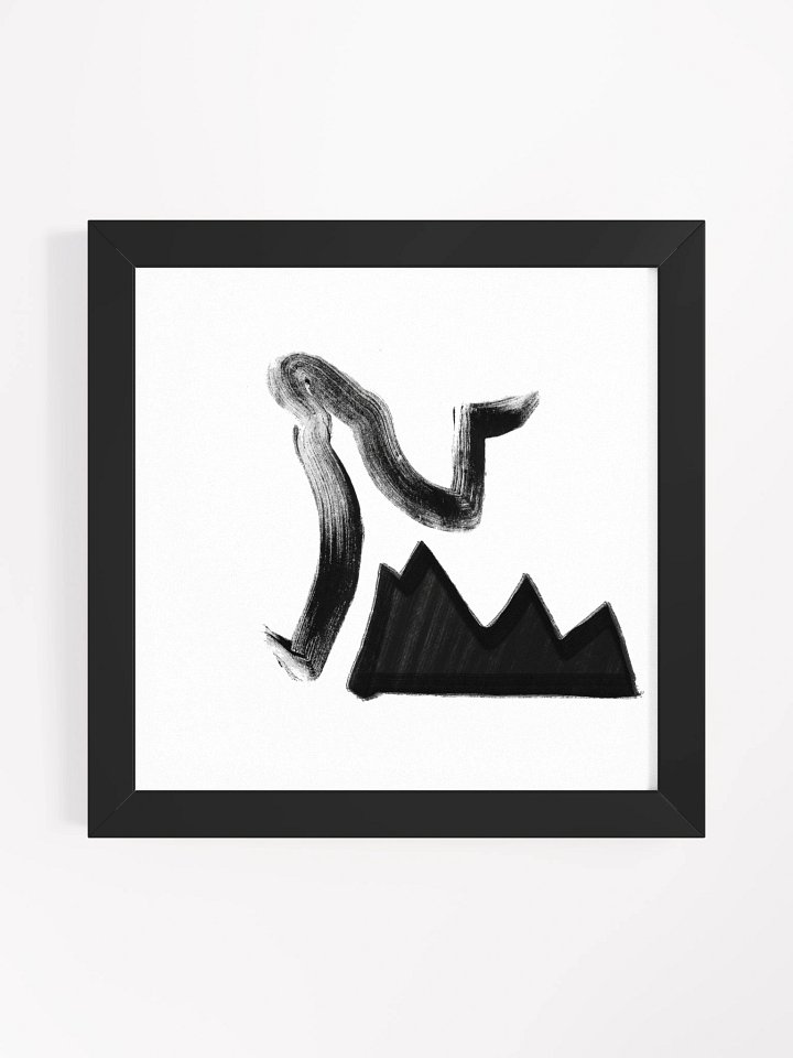 "After the Climb" - Framed Minimalist Art Print product image (1)
