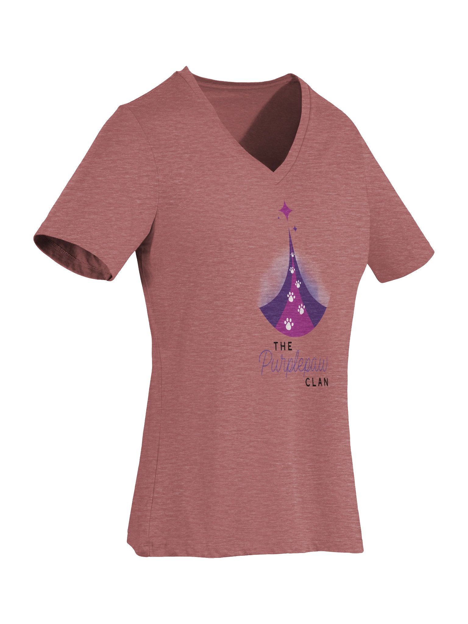 Purplepaw Clan Logo V-Neck product image (13)
