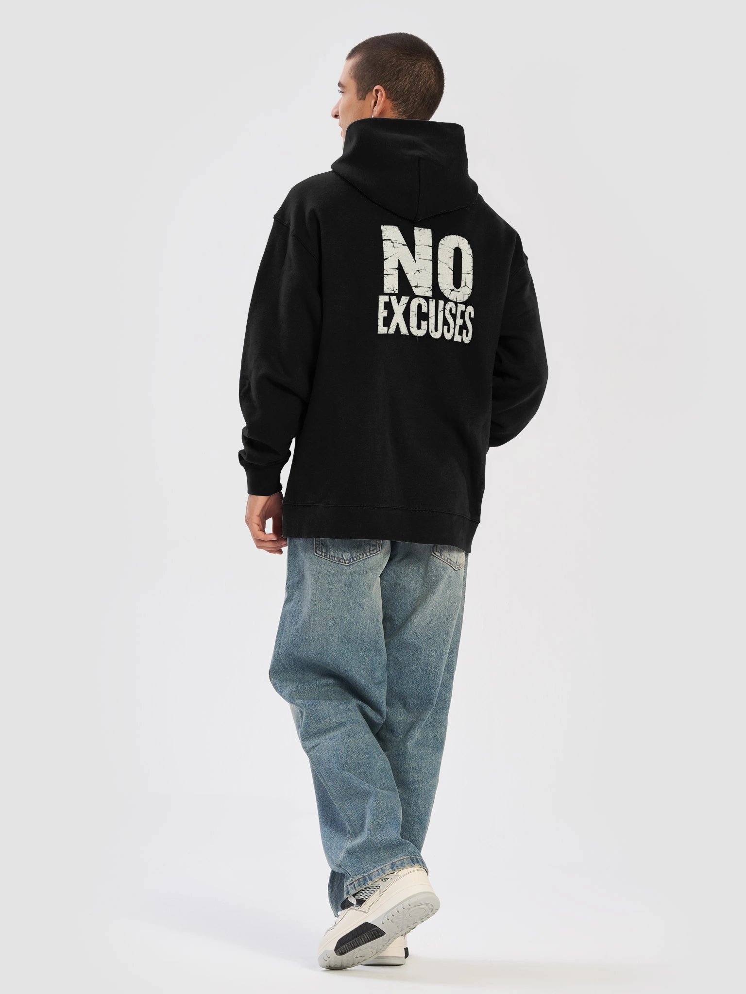 No Excuses Heavyweight Back-Graphic Hoodie product image (1)