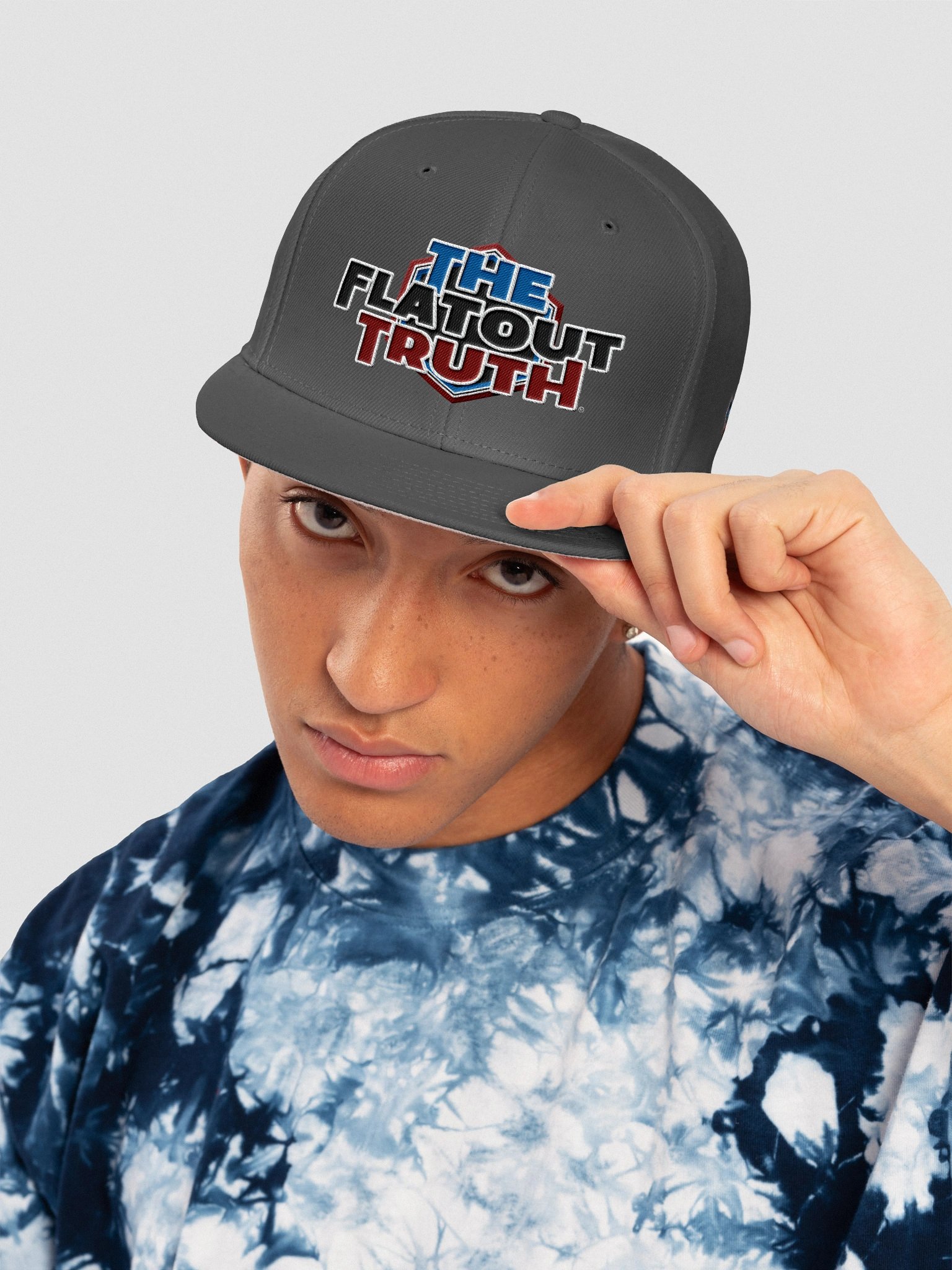 TFOT Red Hex Flat Snapback Hat product image (1)