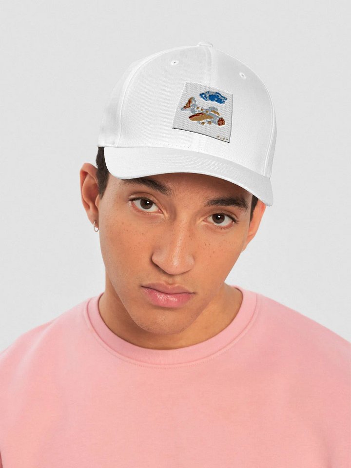 Kid Airplane (Flexfit Structured Fitted Cap) product image (1)