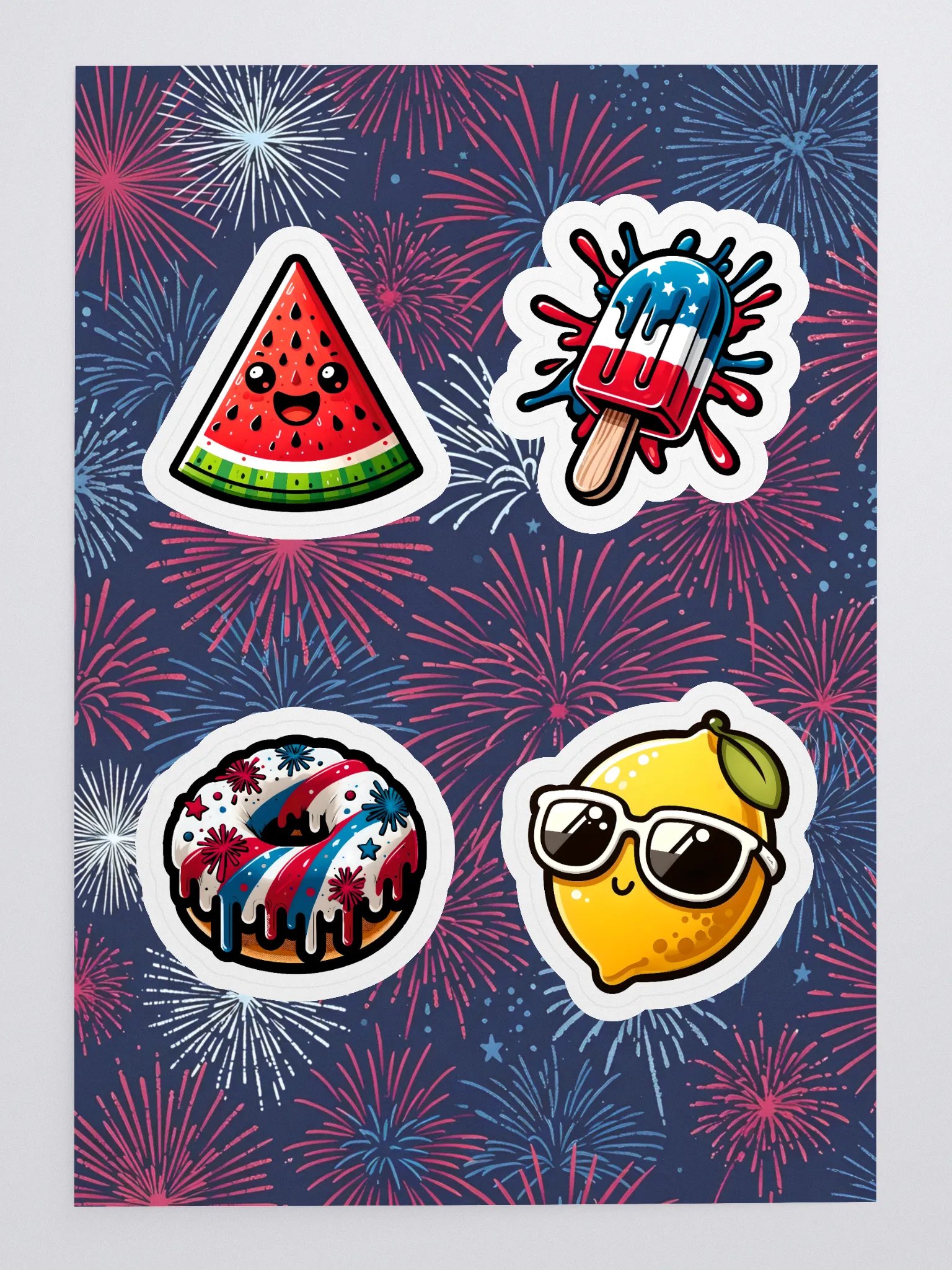 4th of July Summer Foods Sticker Sheet product image (3)