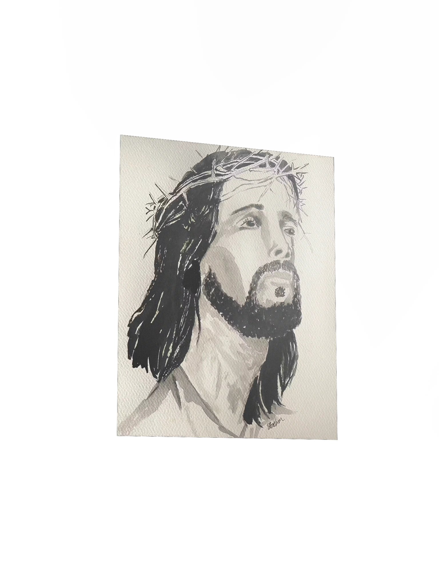 Christ Head 8" x 10" product image (7)
