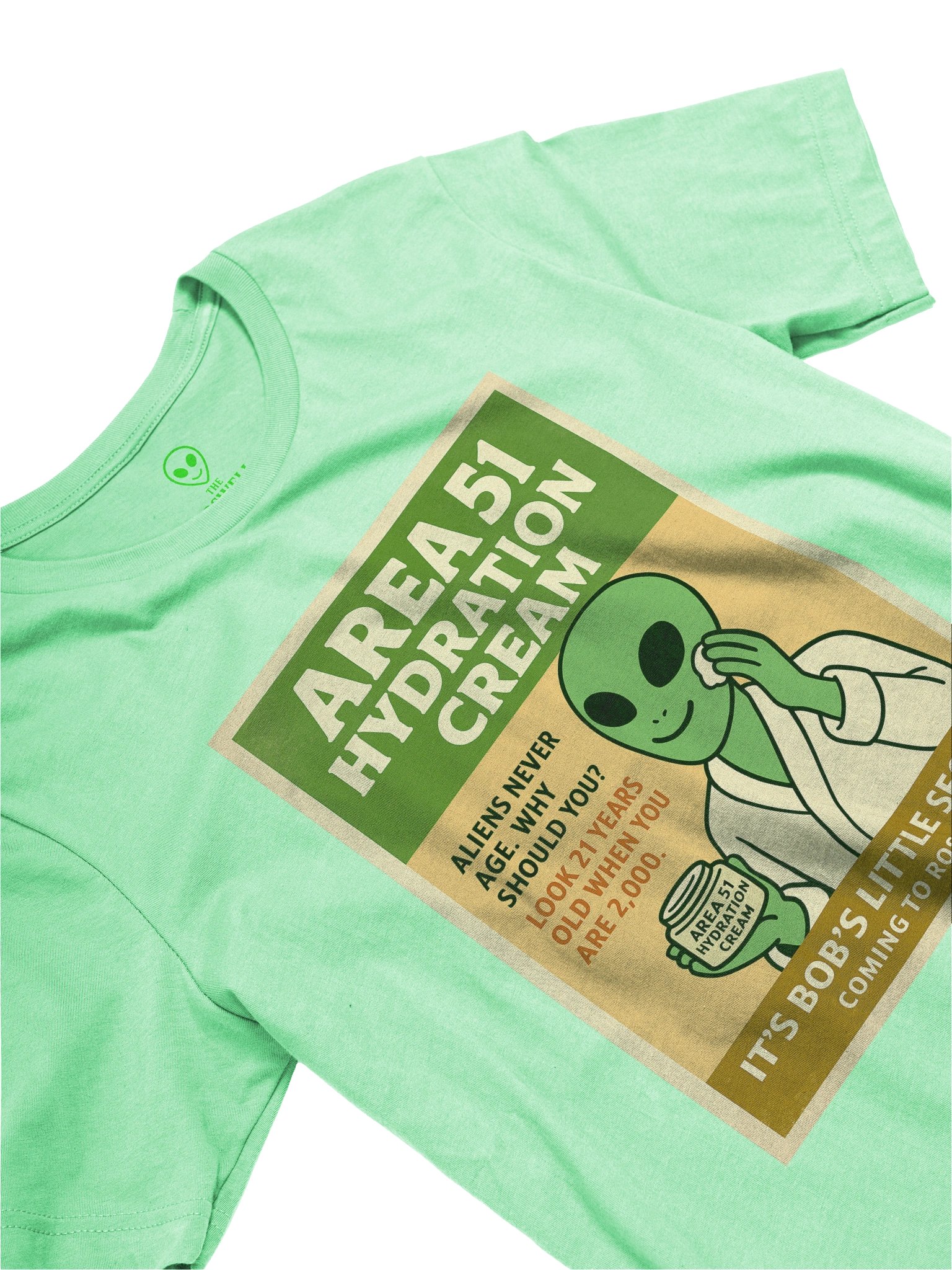 Area 51 Skincare Anti-Wrinkle Hydartion Cream 1950's Retro Roswell Aliens Concert Tee Fit Unisex T-Shirt product image (3)