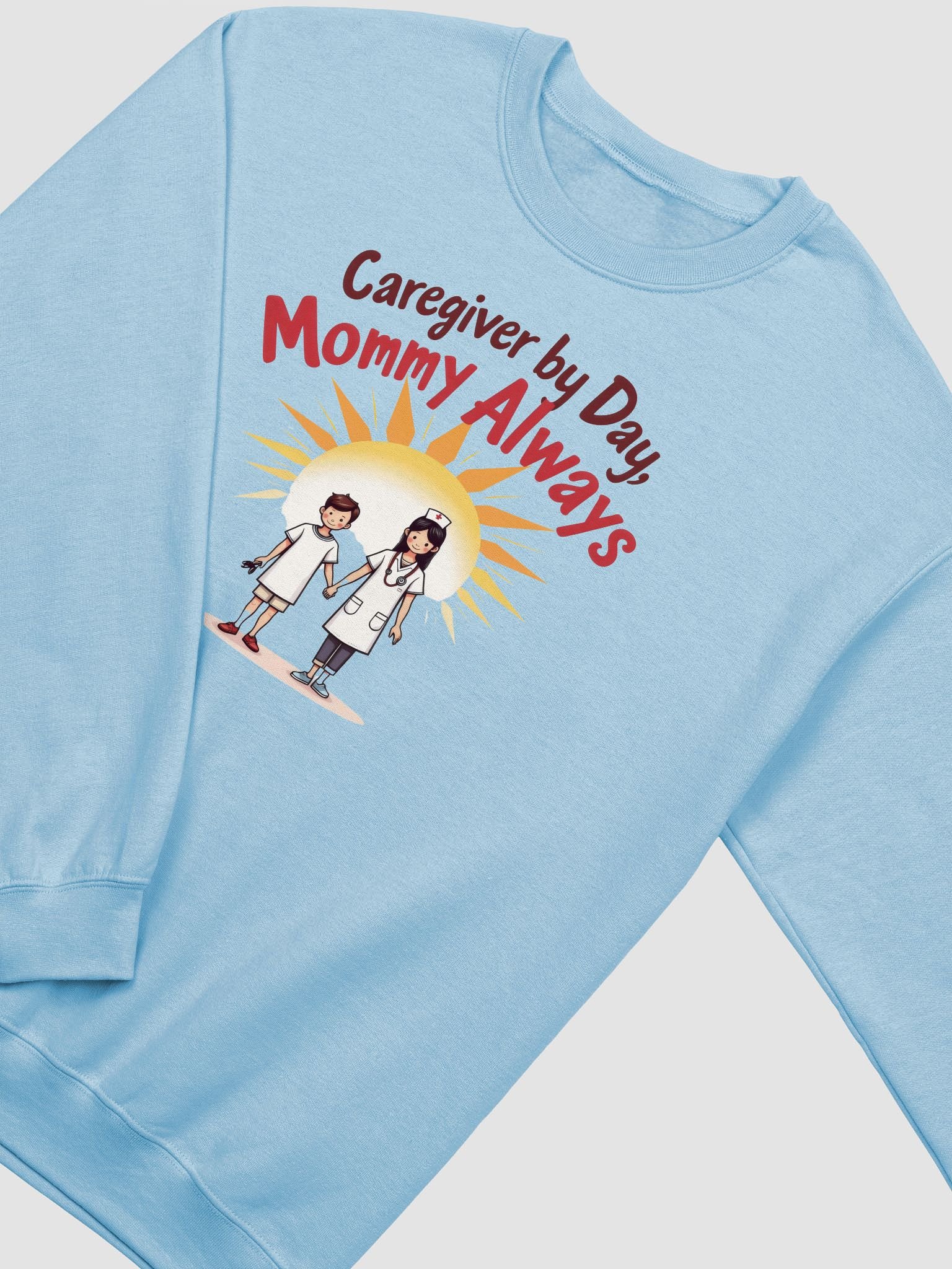 Caregiver by Day, Mommy Always Crewneck Sweatshirt product image (10)