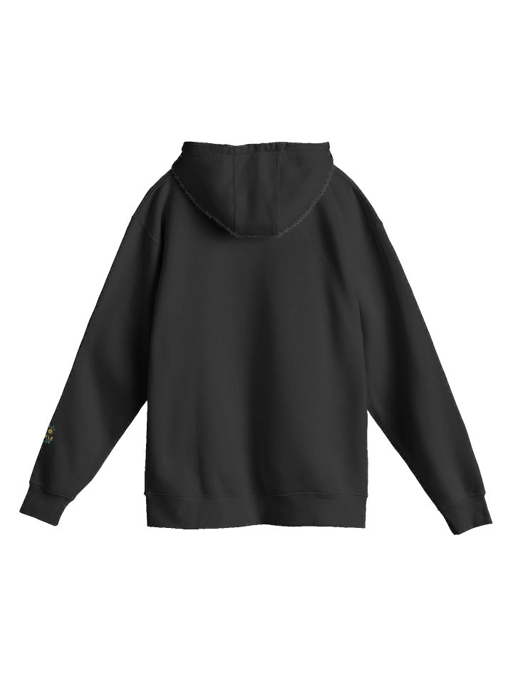 Funny Pickleball Hoodie – Retro Pickle Character with Paddle & Ball – Premium Lightweight Black & White Unisex product image (3)