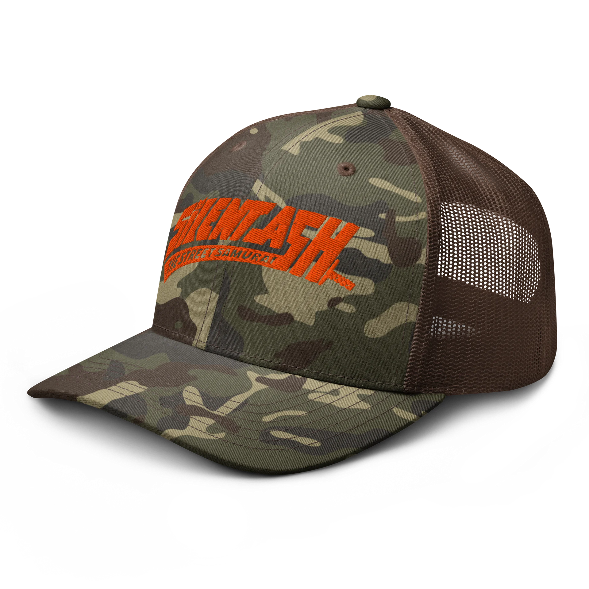 Silent Ash Logo Camo Trucker Hat product image (4)