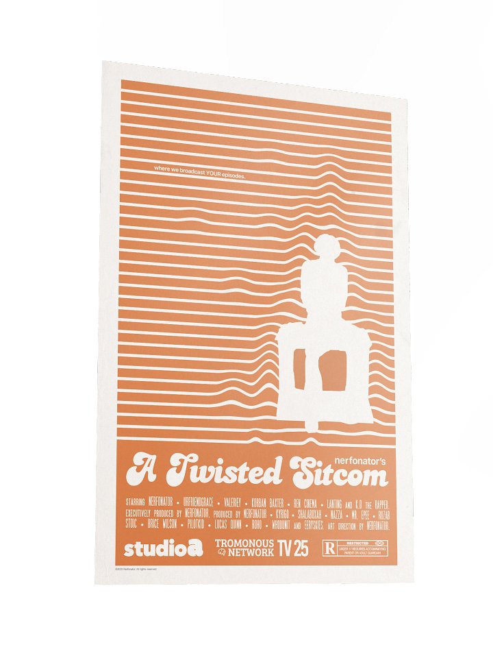 "A Twisted Sitcom" Wavelength Poster product image (2)