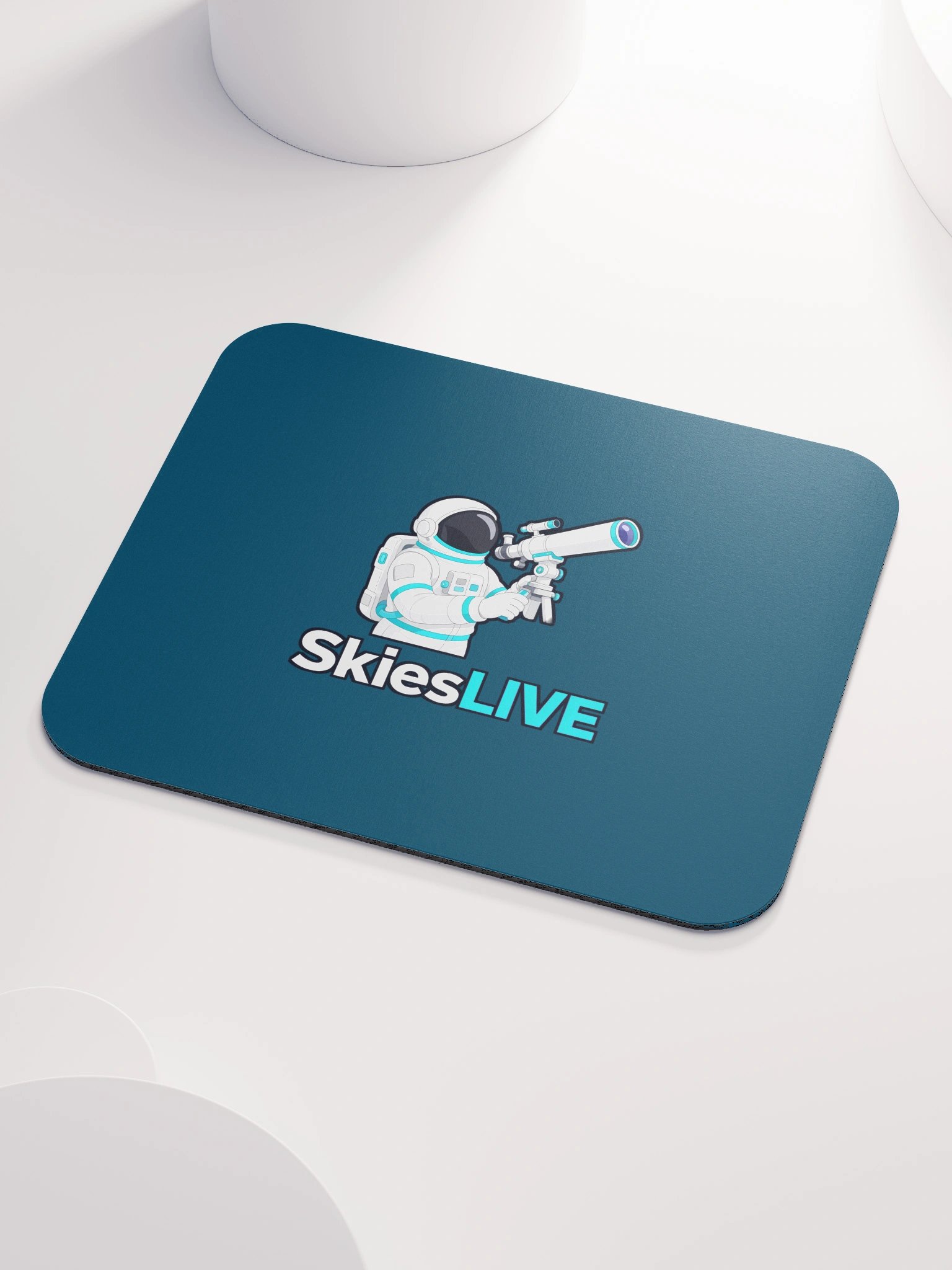 SkiesLIVE Astronaut Mouse Pad (Blue) product image (3)
